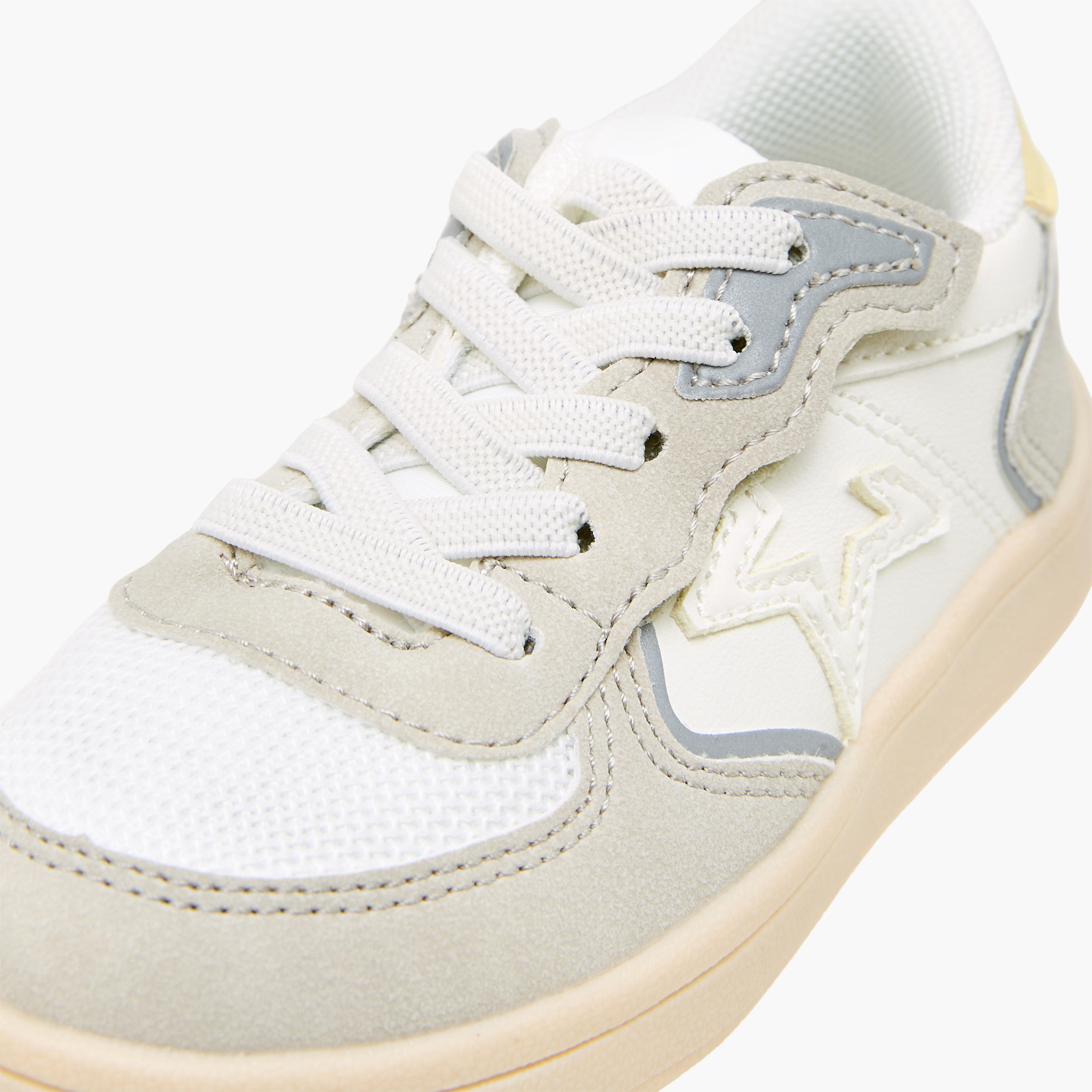 Juniors Boys Lace-Up Sneakers-boys-shoes-sneakers-image-4