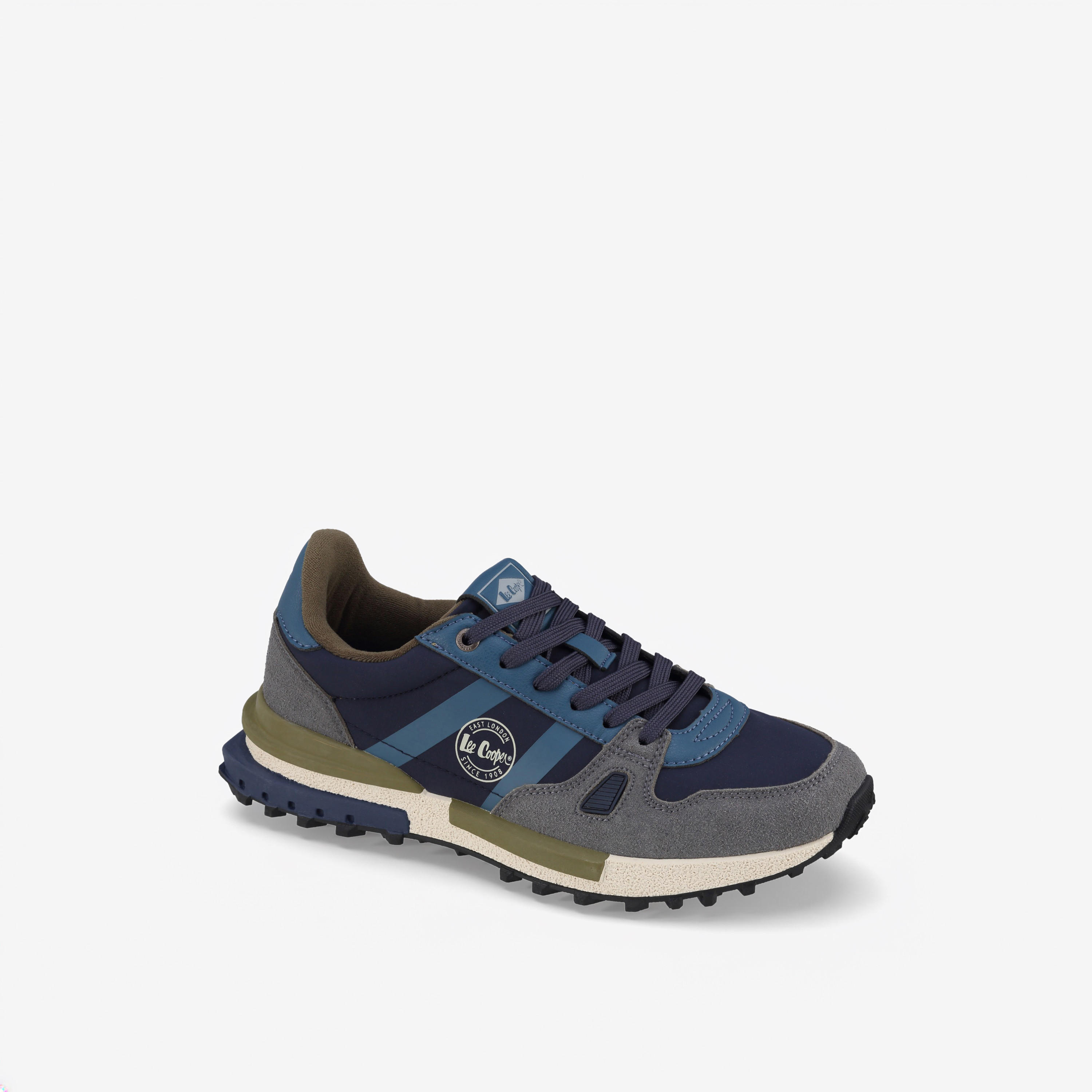 حذاء سنيكرز طول الكاحل برباط وألواح للرجال من لي كوبر-men-shoes-sneakers-image-2
