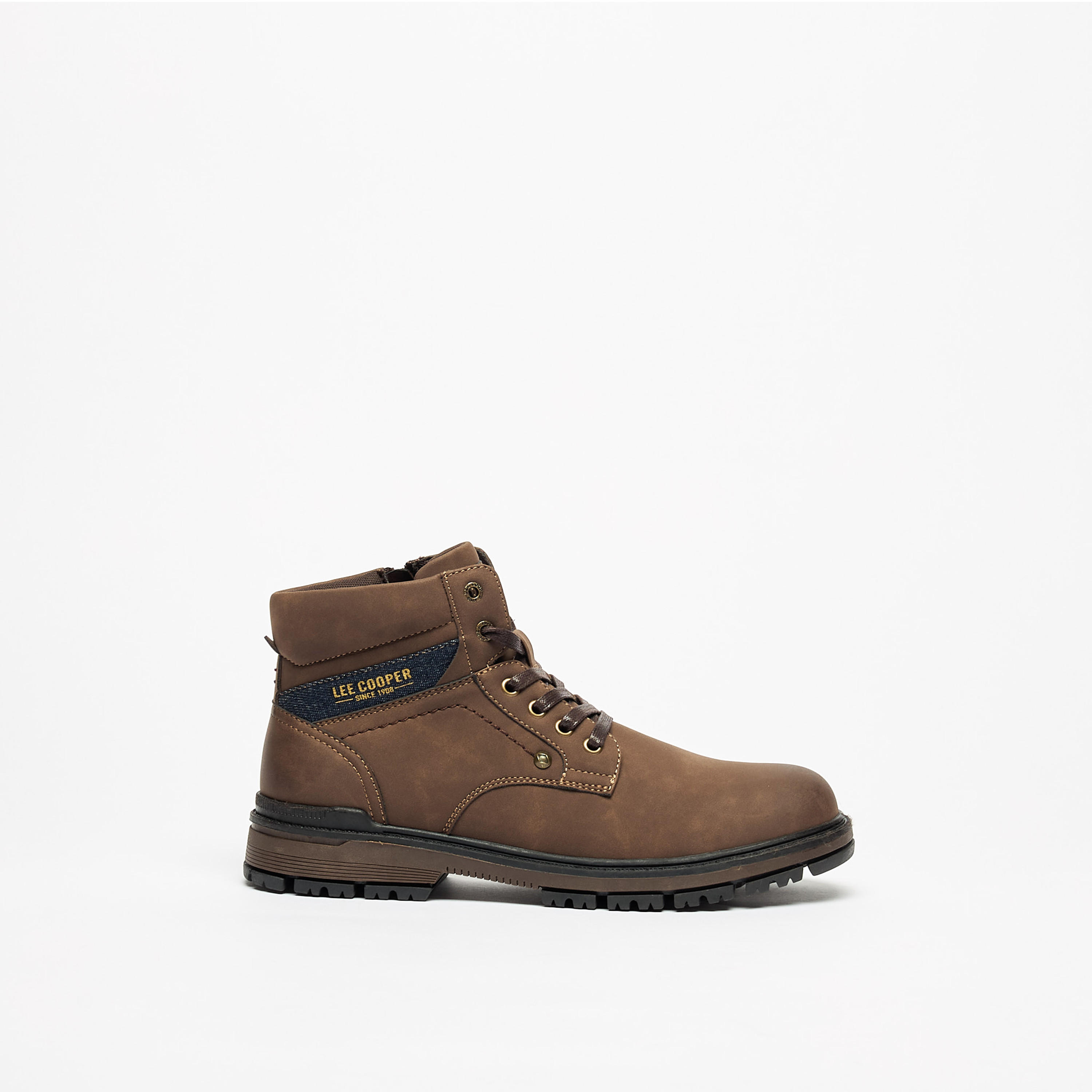 بوت سادة برباط إغلاق للرجال من لي كوبر-men-shoes-boots-image-3