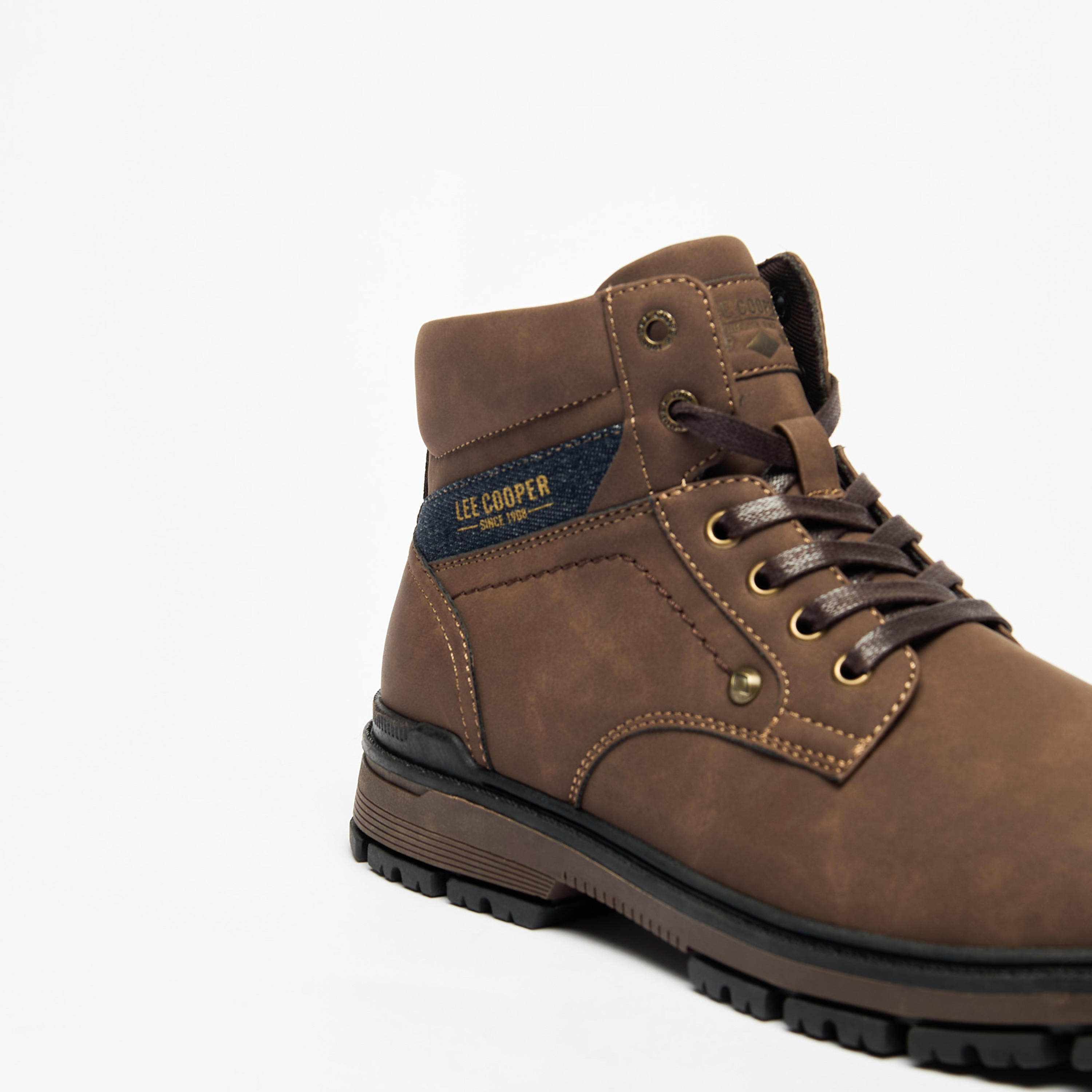 بوت سادة برباط إغلاق للرجال من لي كوبر-men-shoes-boots-image-5