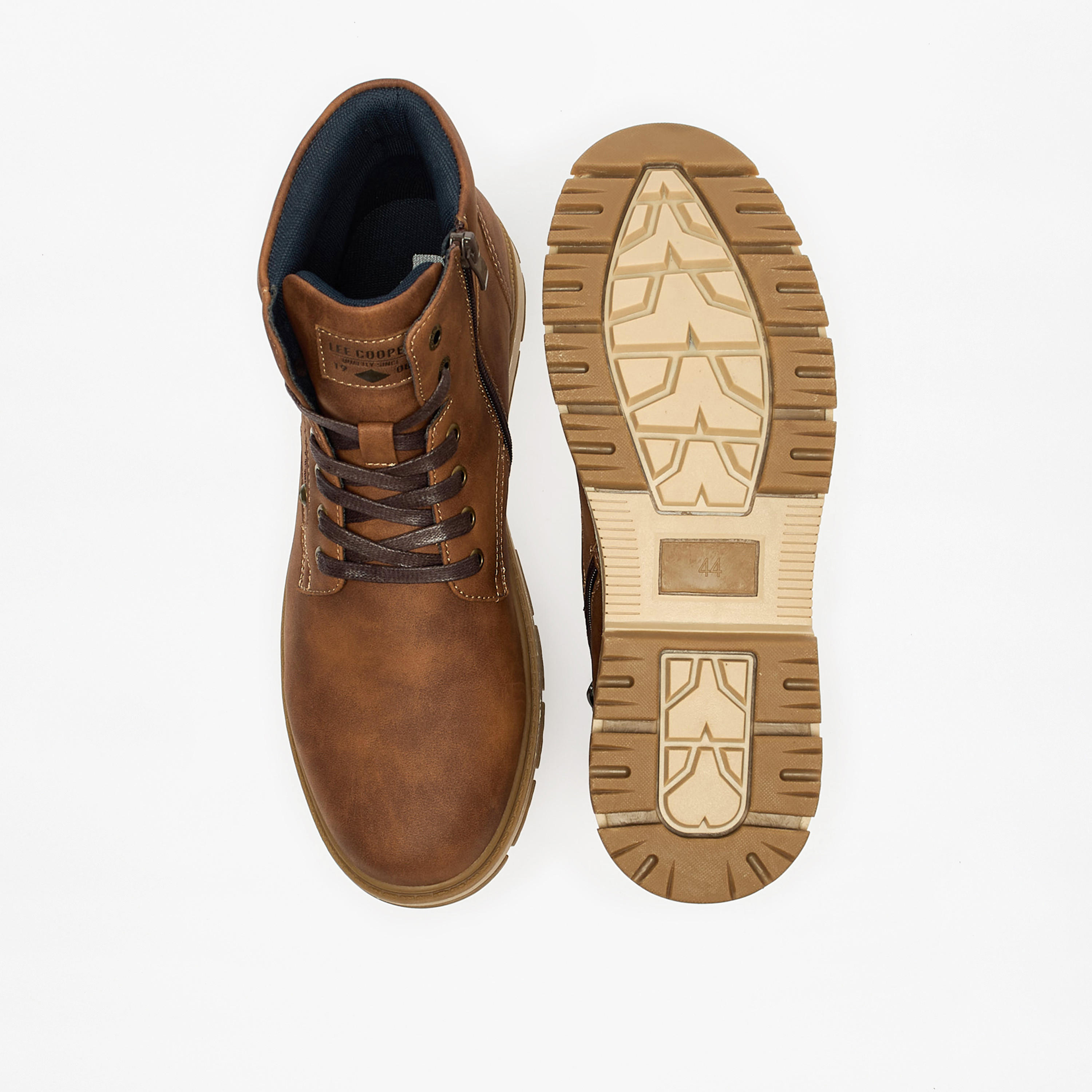 بوت سادة برباط إغلاق للرجال من لي كوبر-men-shoes-boots-image-4