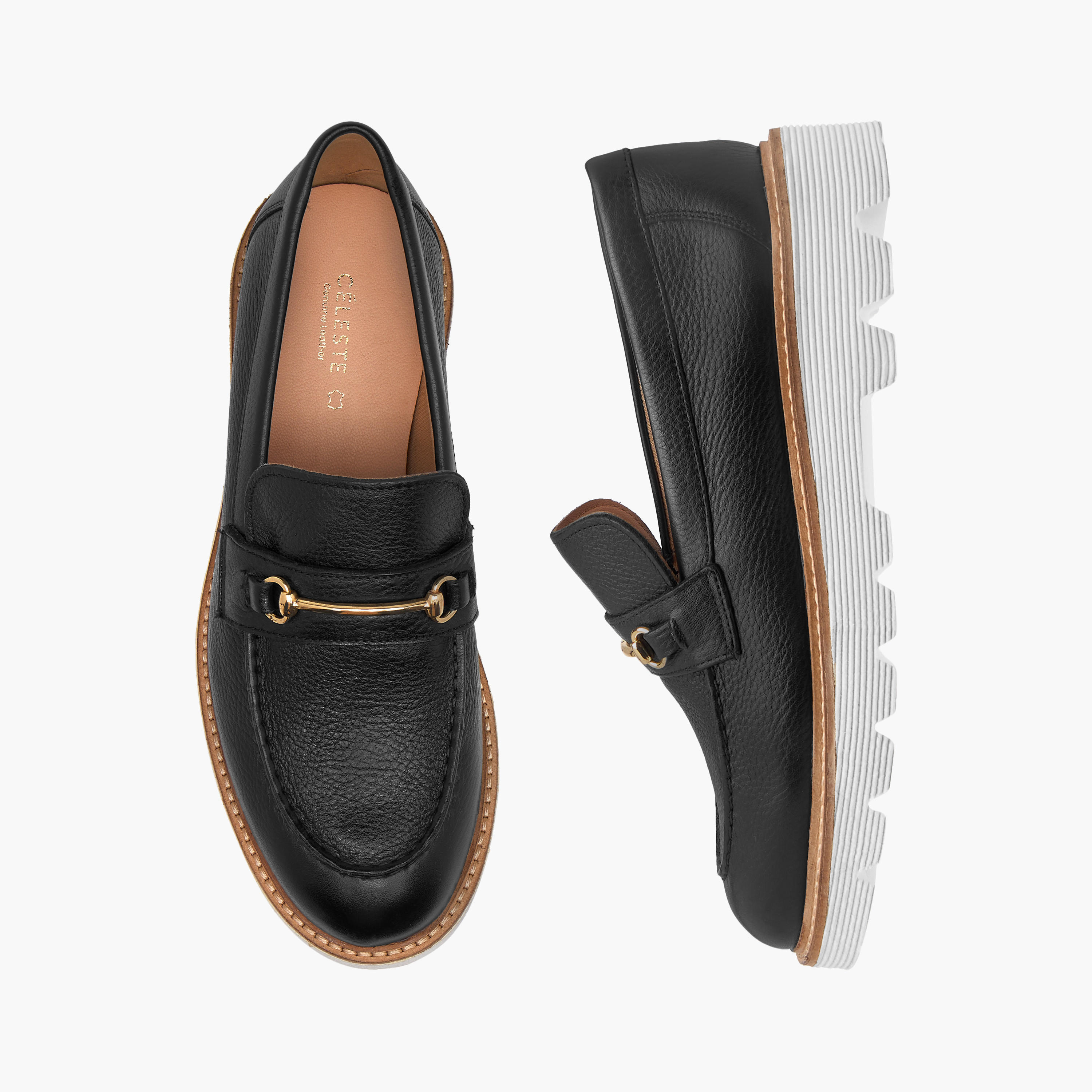 حذاء خفيف سهل الارتداء بزينة معدن للنساء من سيليست-women-shoes-loafersandmoccasins-image-1