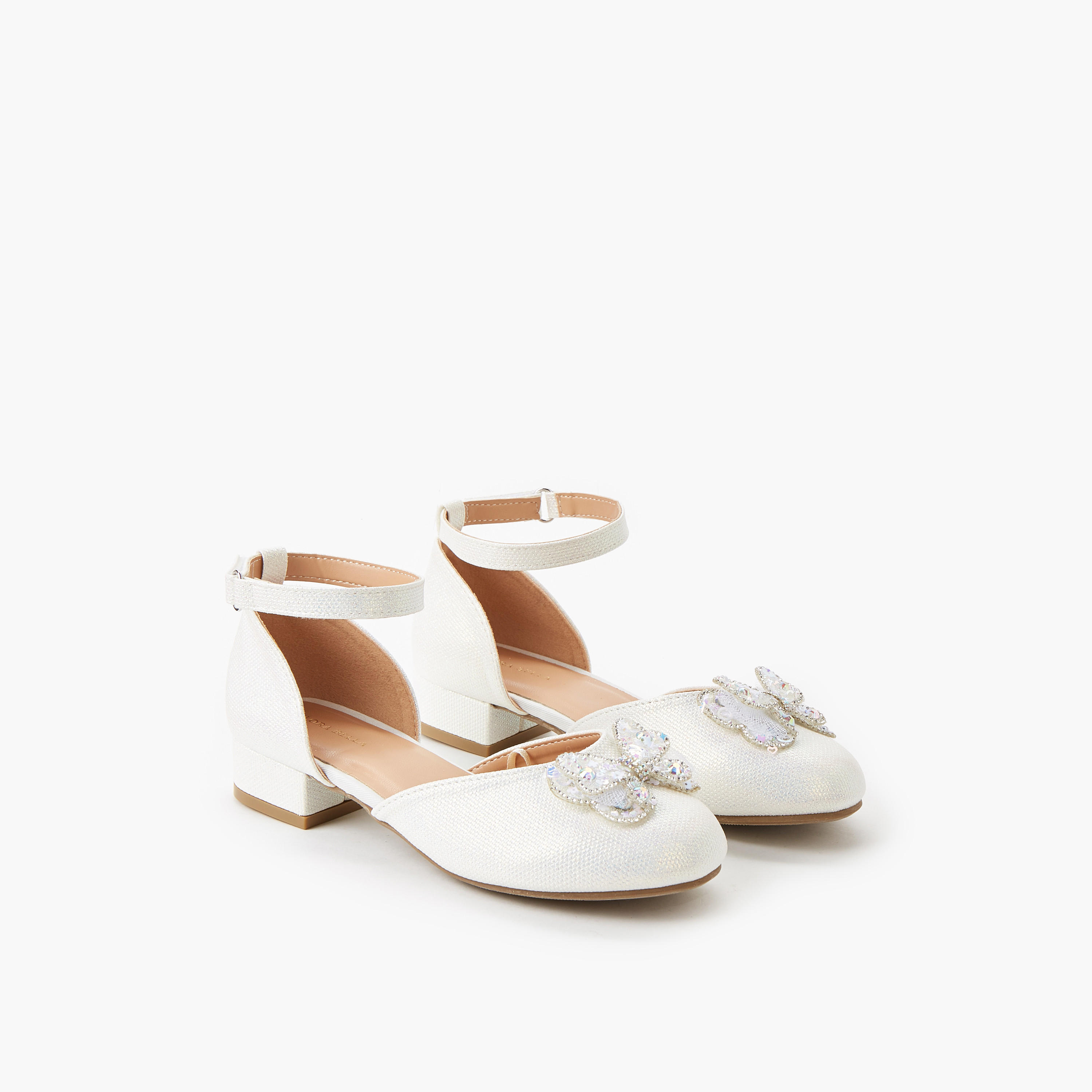 Flora Bella Girls Block Heel Shoes-girls-shoes-ballerinas-image-1