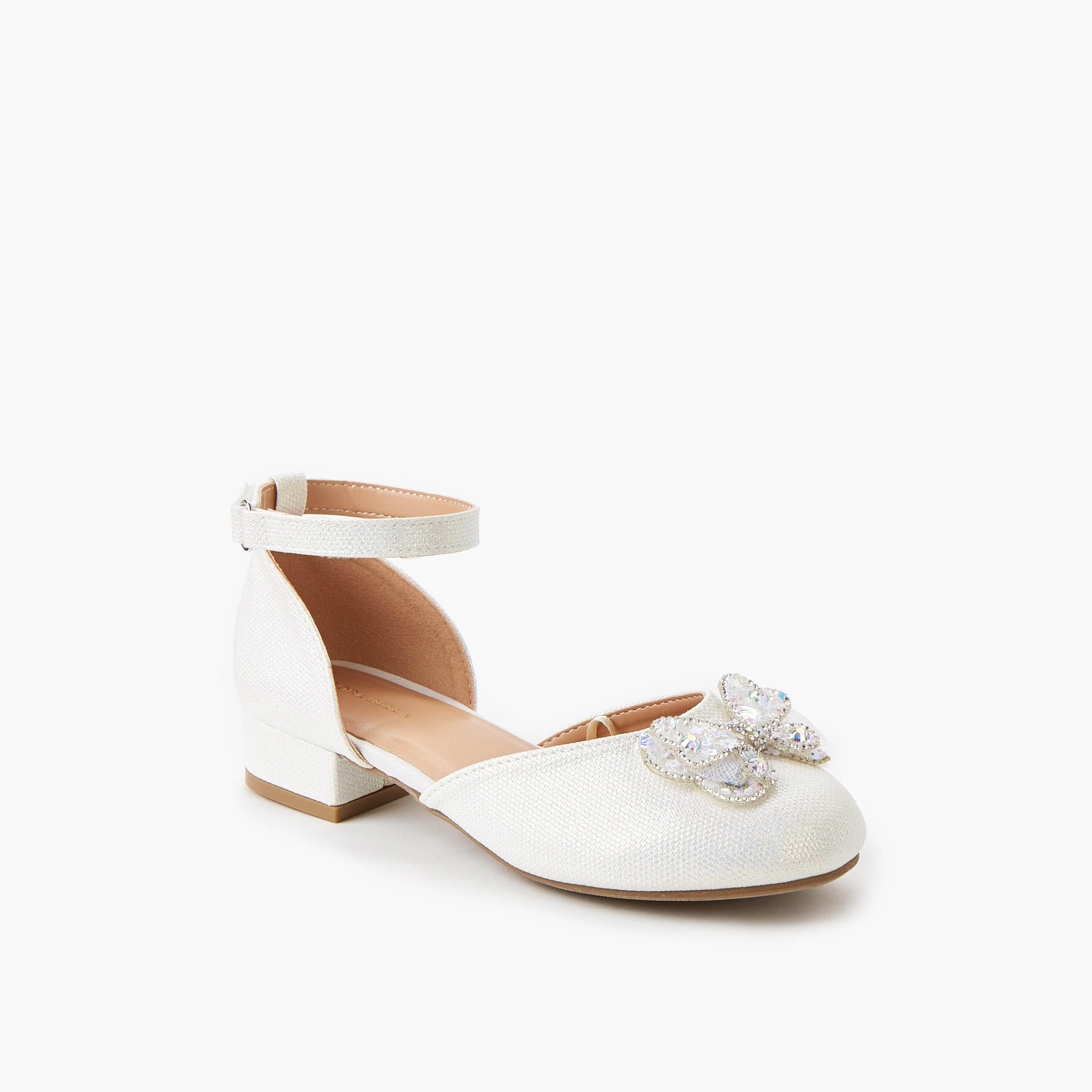 Flora Bella Girls Block Heel Shoes-girls-shoes-ballerinas-image-2