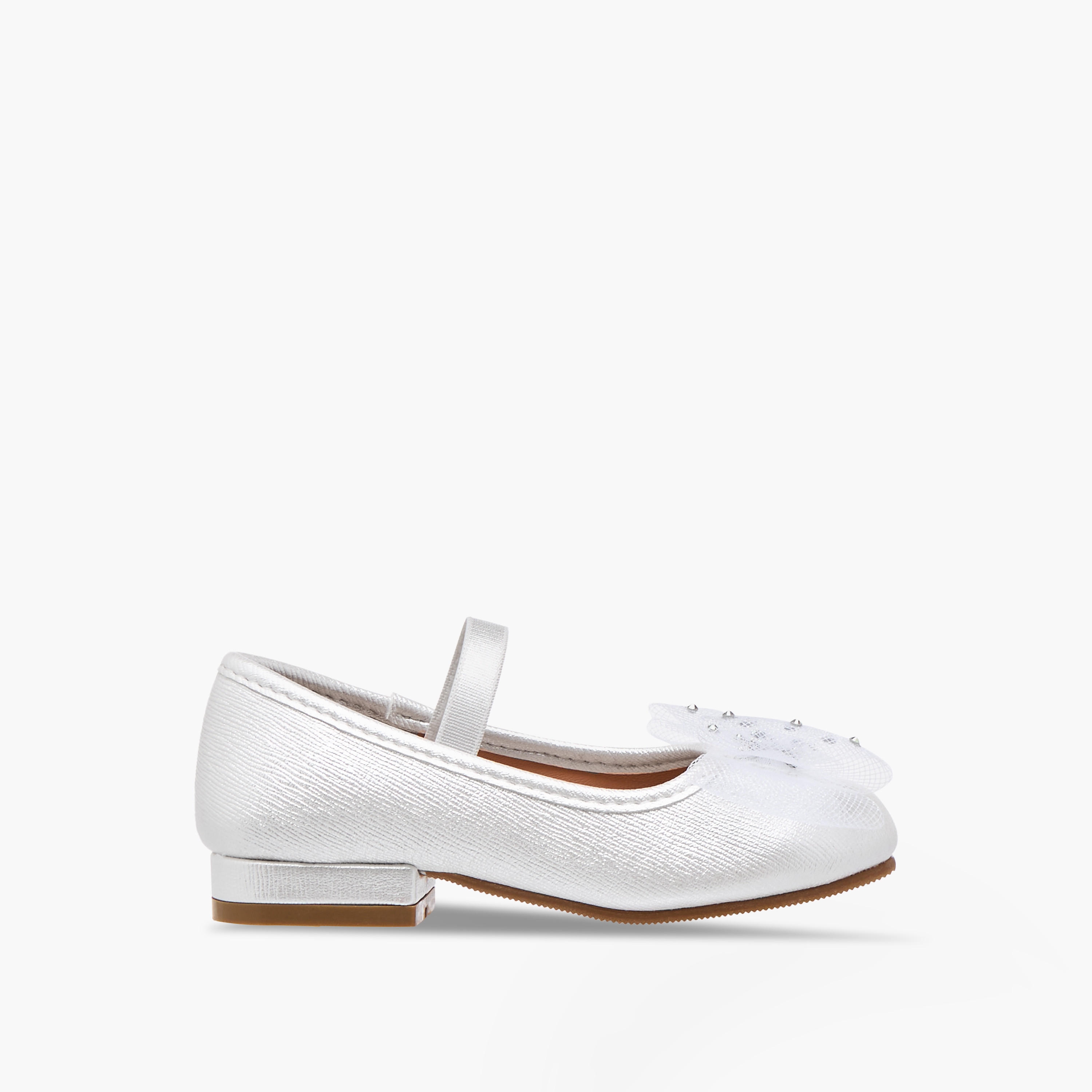 Flora Bella Bow Accent Slip-On Ballerina Shoes-girls-shoes-ballerinas-image-3