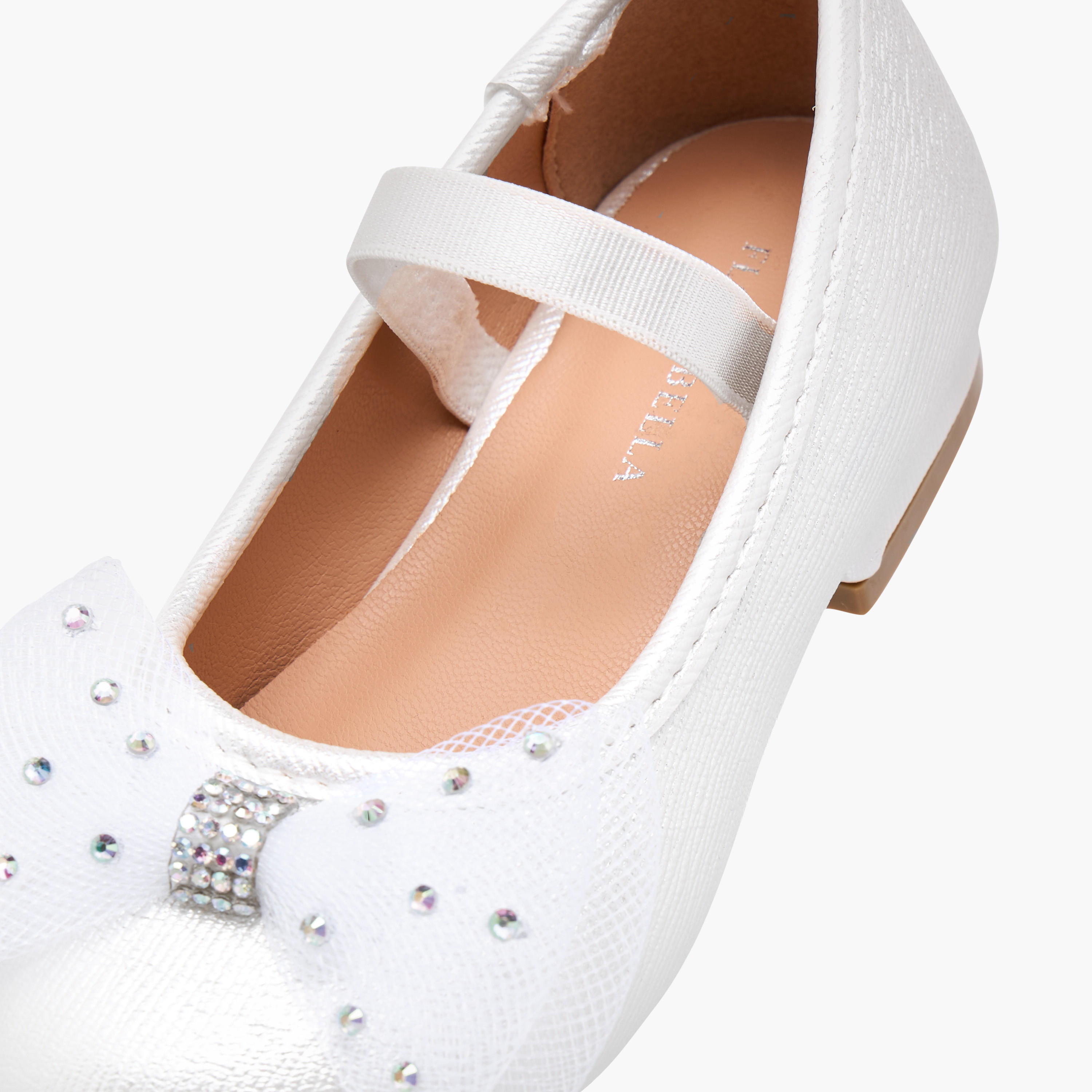 Flora Bella Bow Accent Slip-On Ballerina Shoes-girls-shoes-ballerinas-image-6