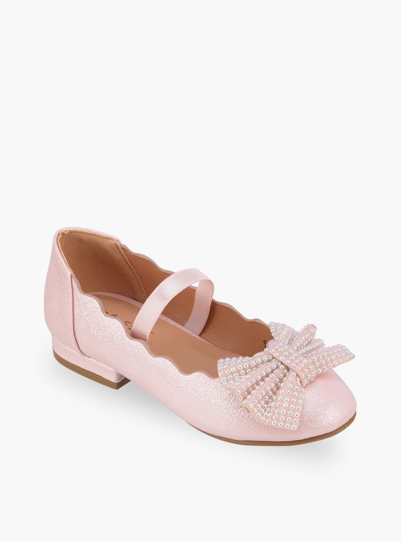Celeste Girls Elasticated Strap Ballerina Shoes-girls-shoes-ballerinas-image-2