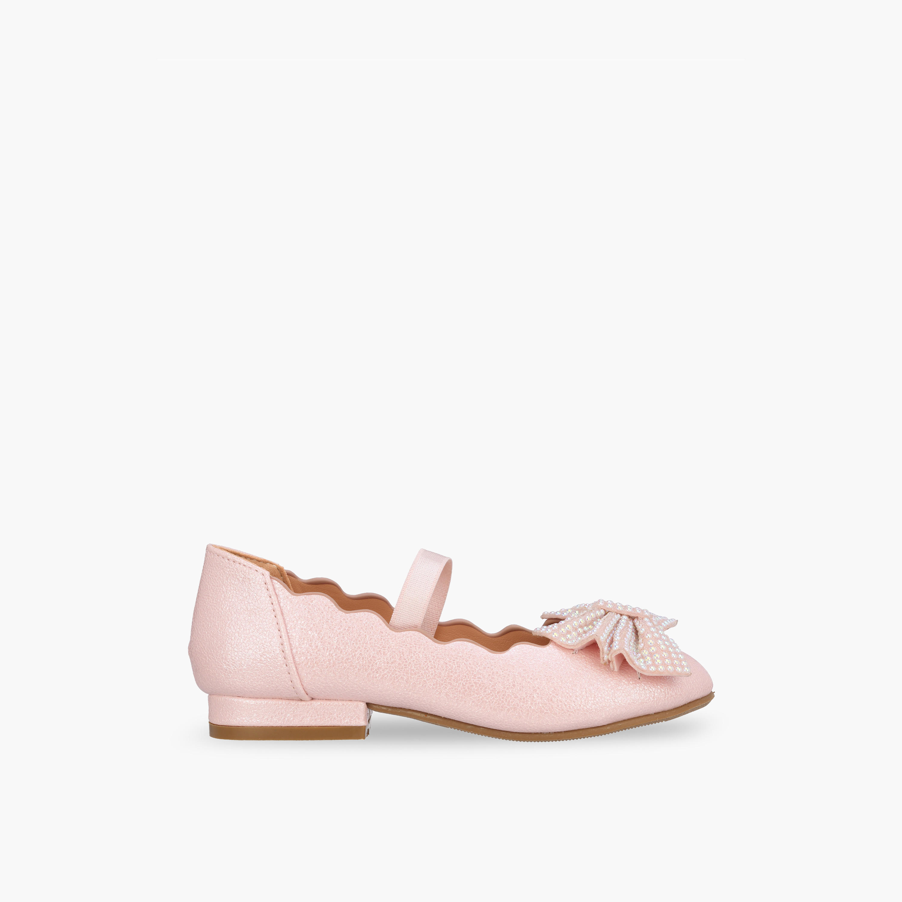 Celeste Girls Elasticated Strap Ballerina Shoes-girls-shoes-ballerinas-image-3