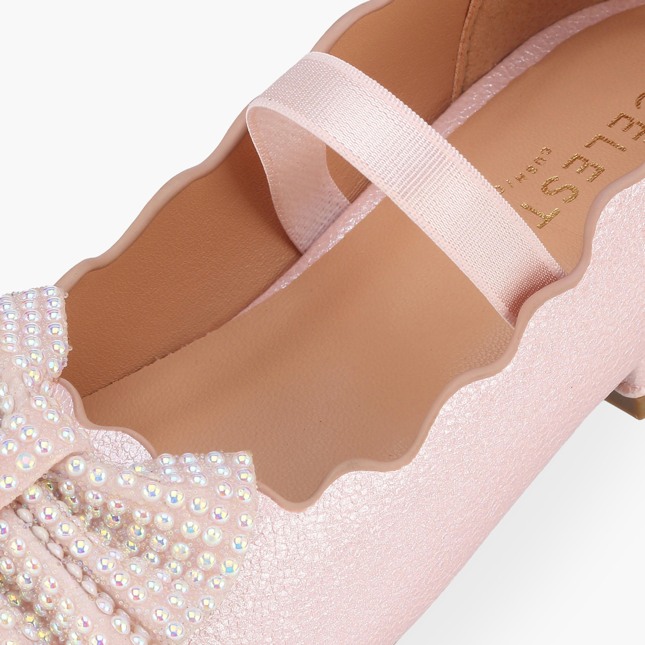 Celeste Girls Elasticated Strap Ballerina Shoes-girls-shoes-ballerinas-image-6