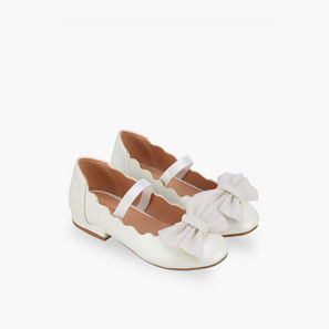 Celeste Girls Elasticated Strap Ballerina Shoes-girls-shoes-ballerinas-image-1