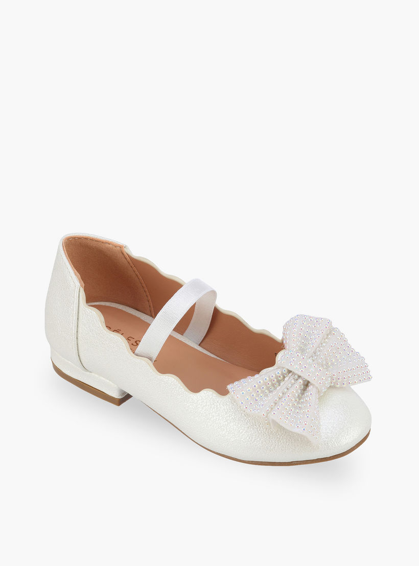 Celeste Girls Elasticated Strap Ballerina Shoes-girls-shoes-ballerinas-image-2