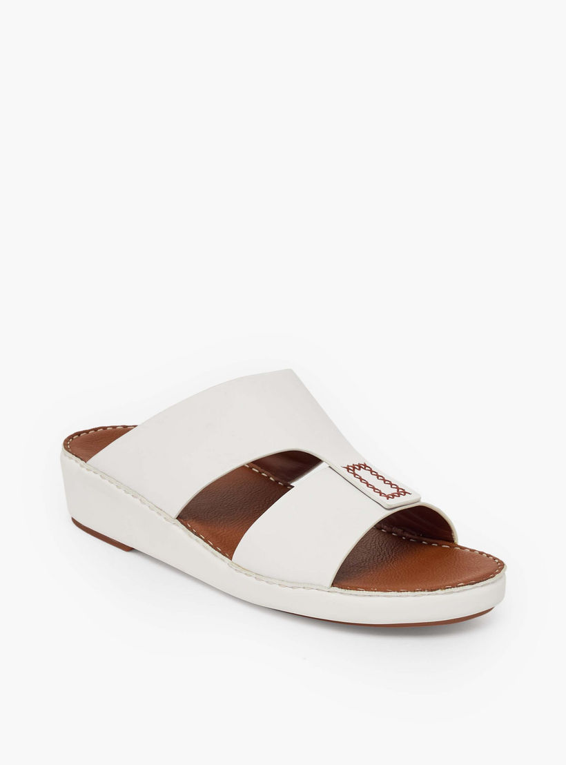 Duchini Men Leather Slip-On Arabic Sandals-men-shoes-sandals-image-2