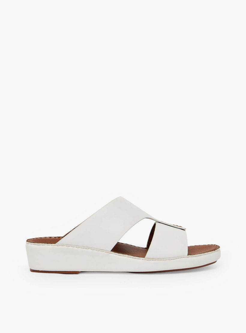 Duchini Men Leather Slip-On Arabic Sandals-men-shoes-sandals-image-3