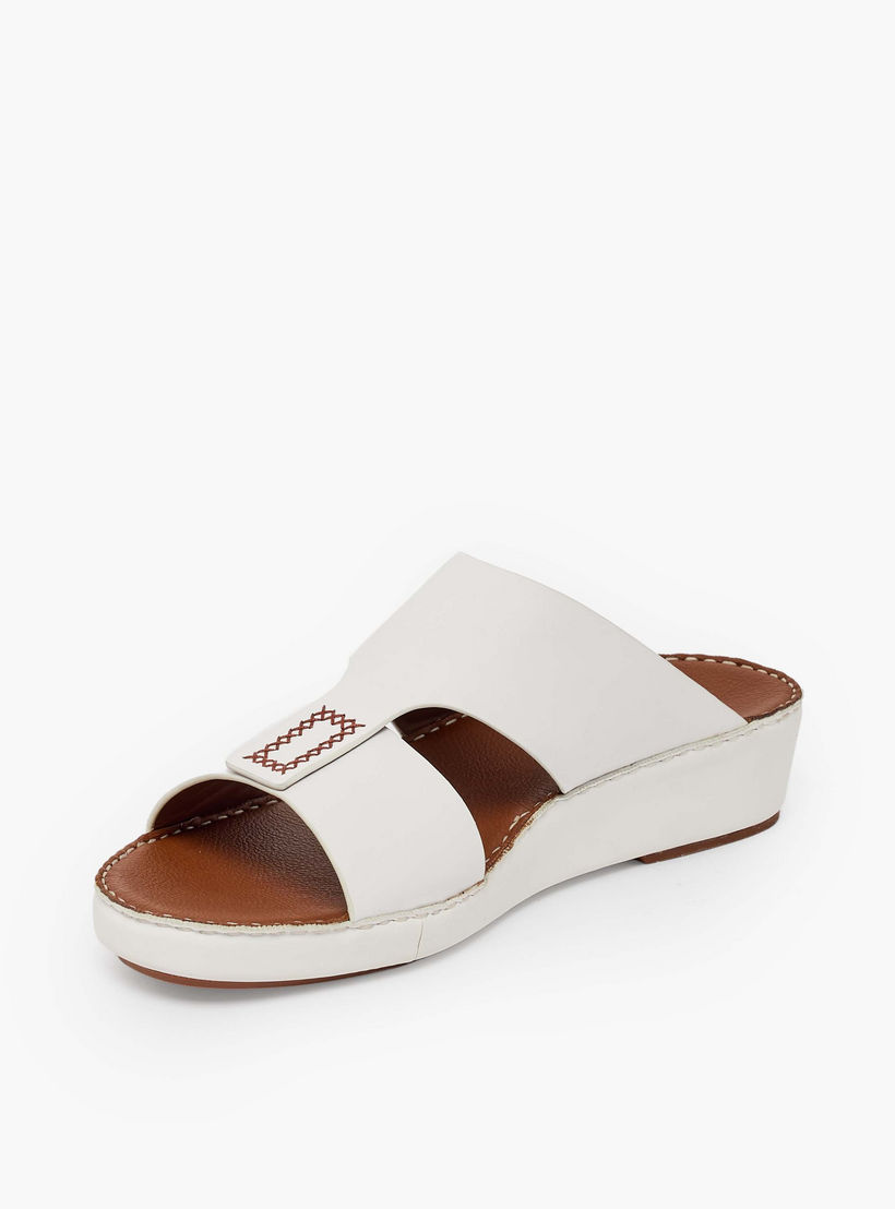 Duchini Men Leather Slip-On Arabic Sandals-men-shoes-sandals-image-4