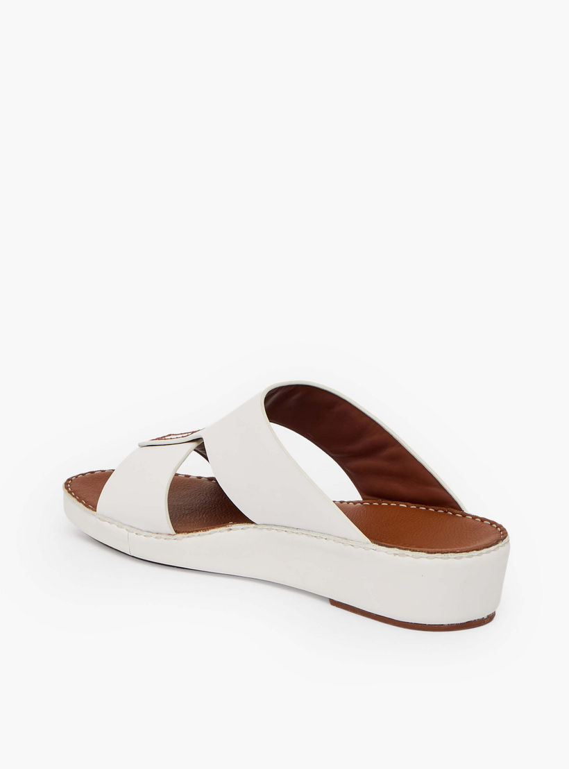 Duchini Men Leather Slip-On Arabic Sandals-men-shoes-sandals-image-5