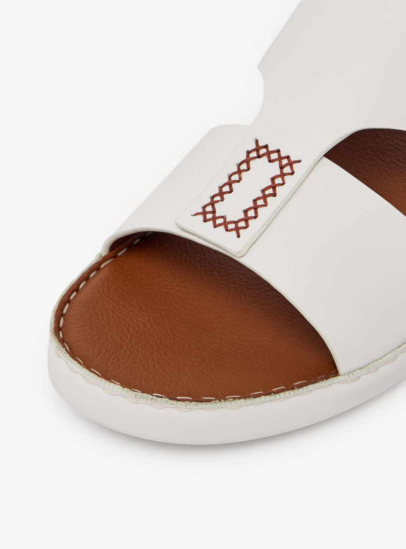 Duchini Men Leather Slip-On Arabic Sandals-men-shoes-sandals-image-9