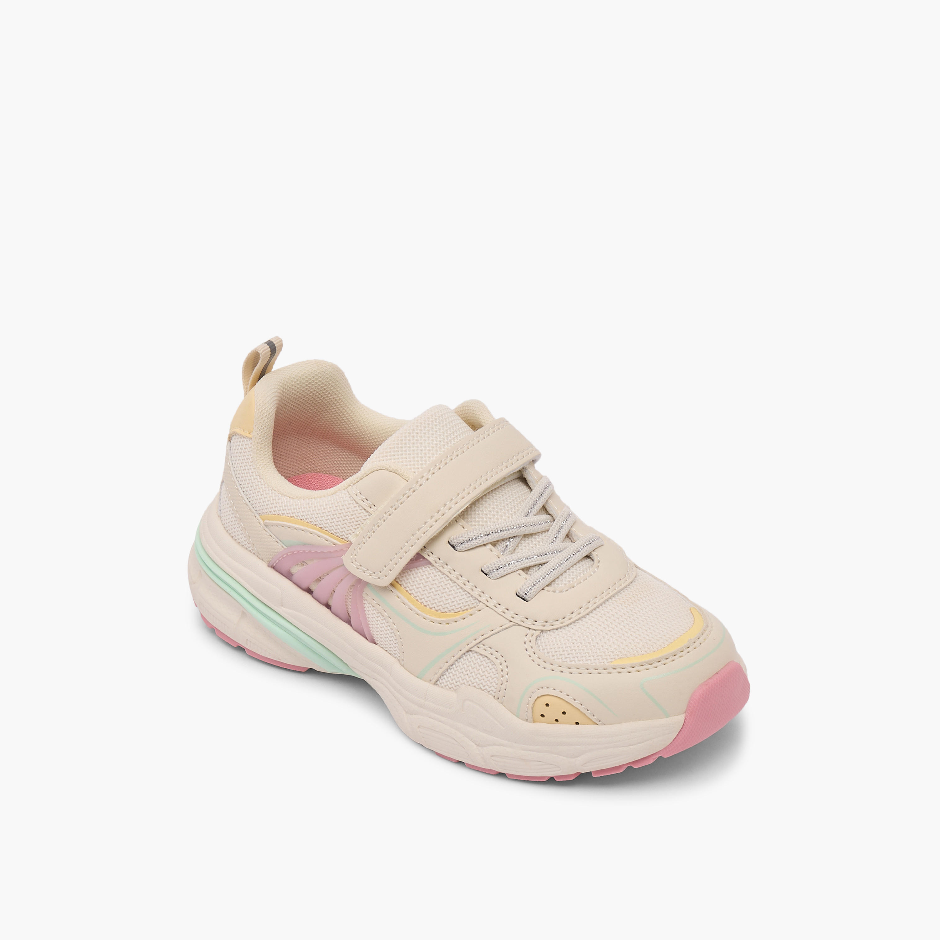 Little Missy Girls Hook & Loop Sneakers-girls-shoes-sneakers-image-2