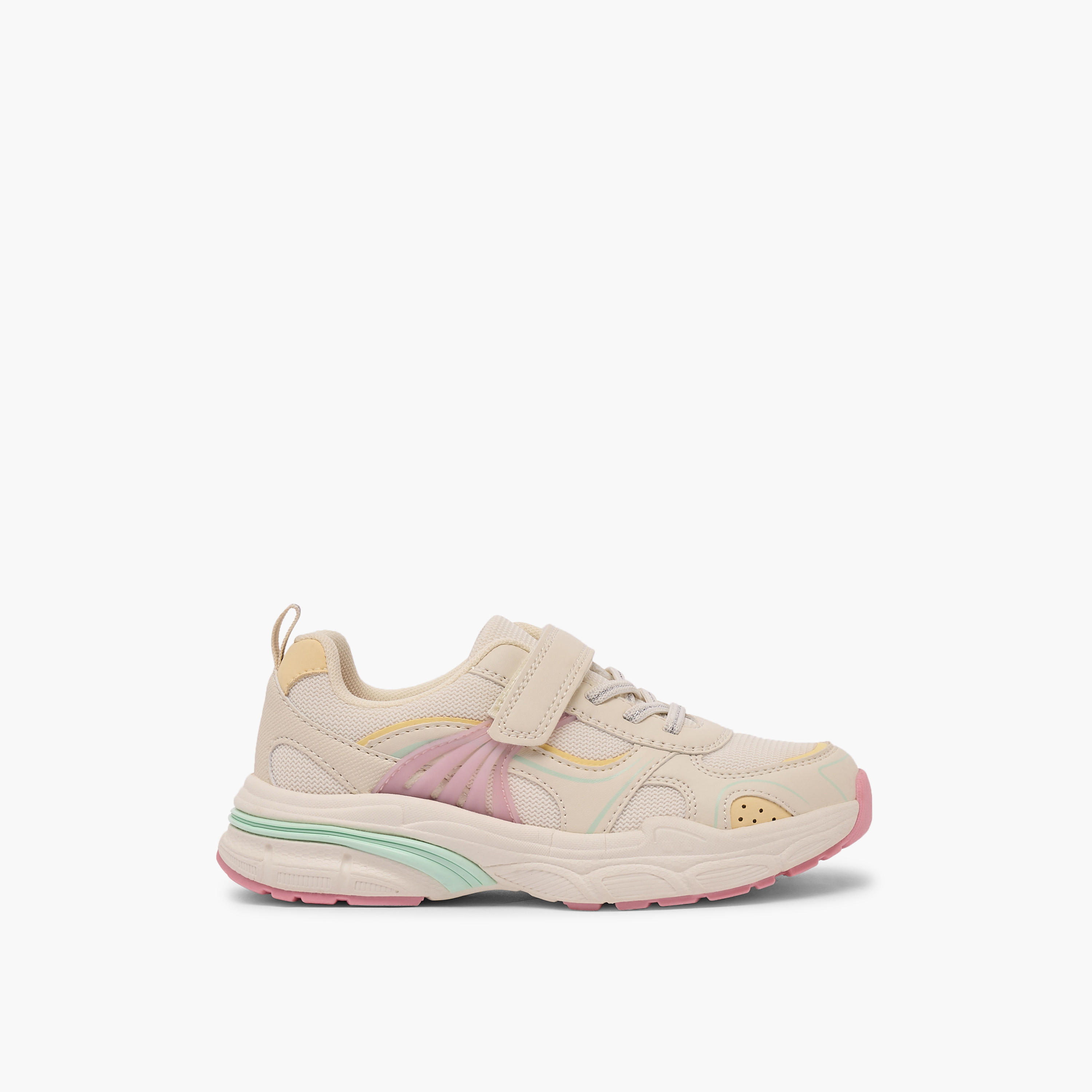 Little Missy Girls Hook & Loop Sneakers-girls-shoes-sneakers-image-3