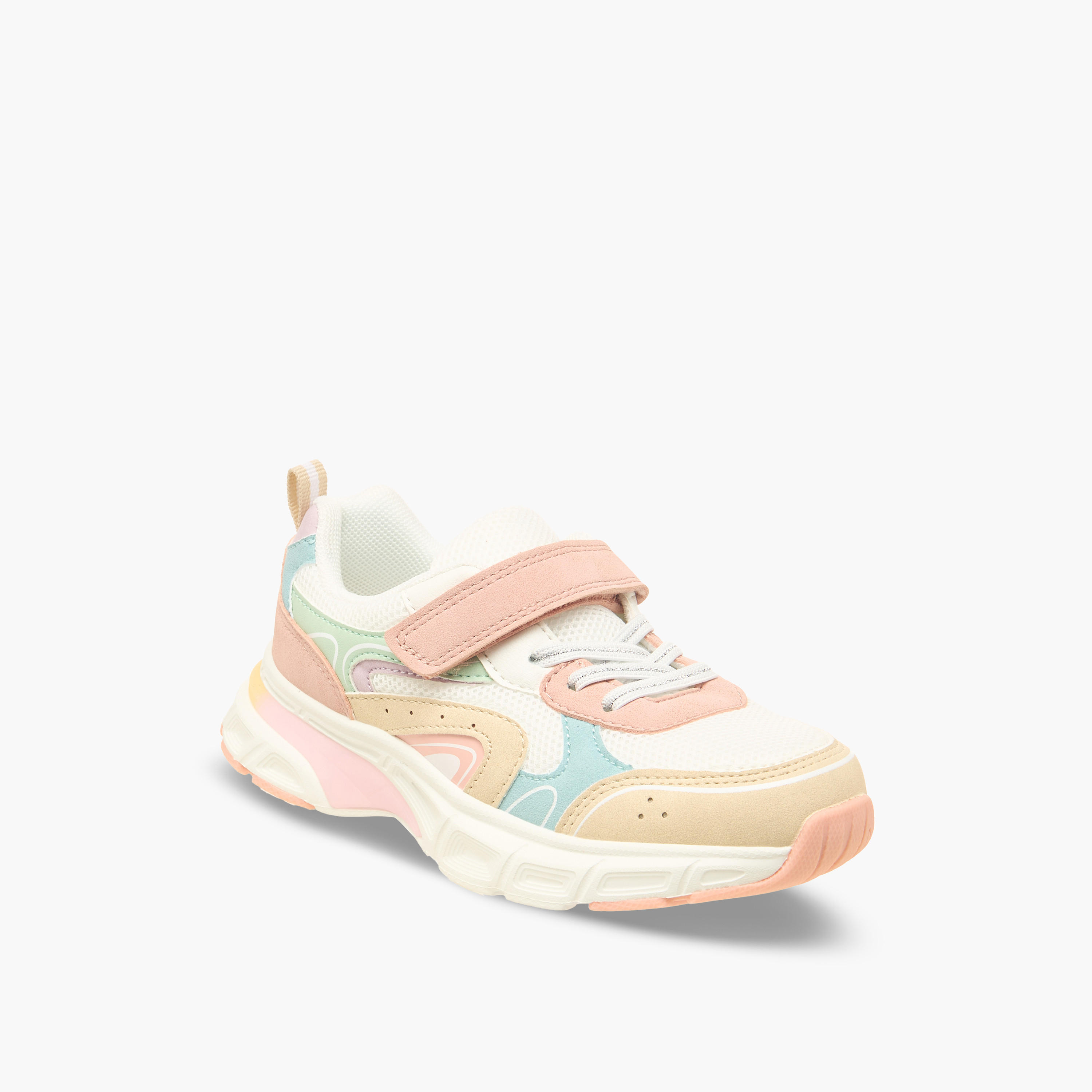 Little Missy Girls Hook & Loop Sports Shoes-girls-shoes-sports-image-2
