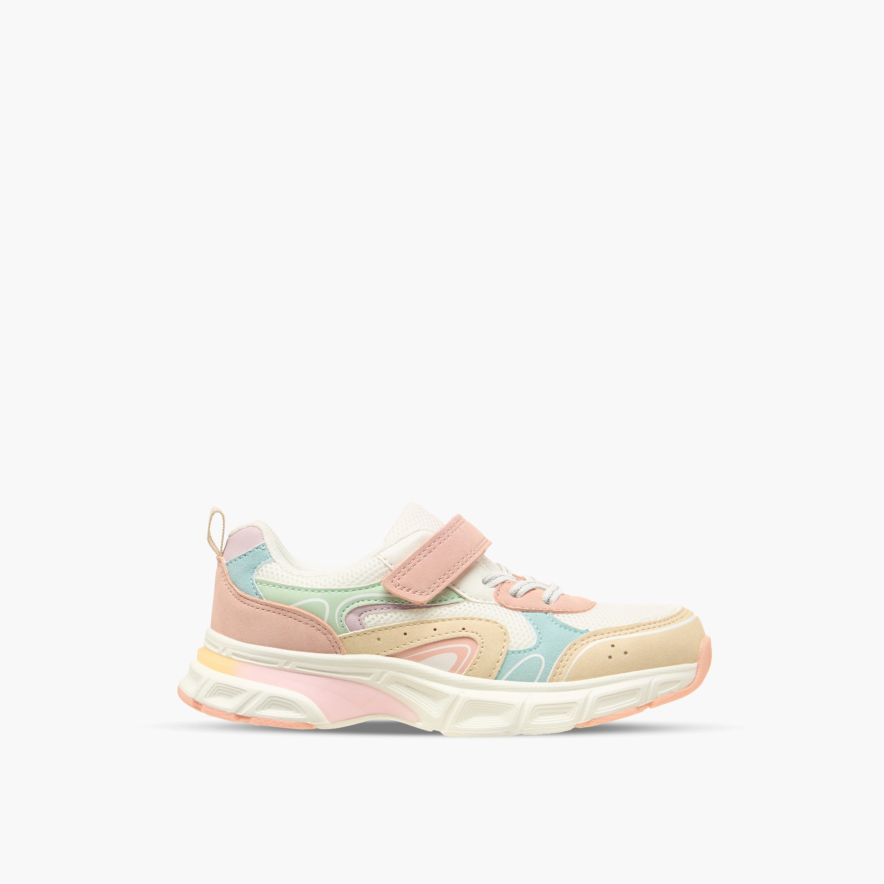 Little Missy Girls Hook & Loop Sports Shoes-girls-shoes-sports-image-3