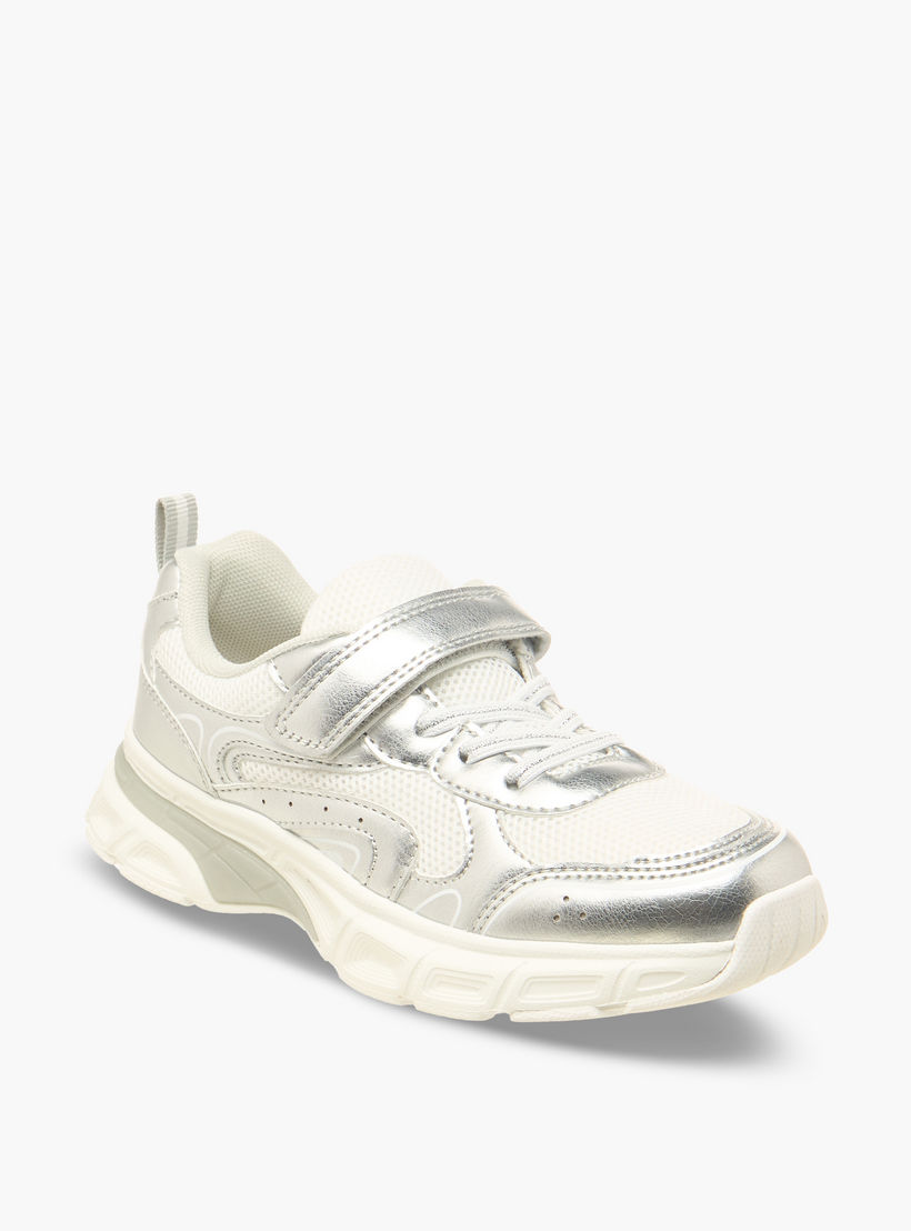 حذاء سنيكرز بشريط إغلاق لاصق للفتيات من ليتل ميسي-girls-shoes-sneakers-image-2