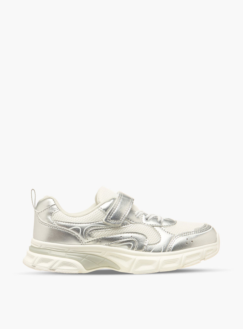 حذاء سنيكرز بشريط إغلاق لاصق للفتيات من ليتل ميسي-girls-shoes-sneakers-image-3