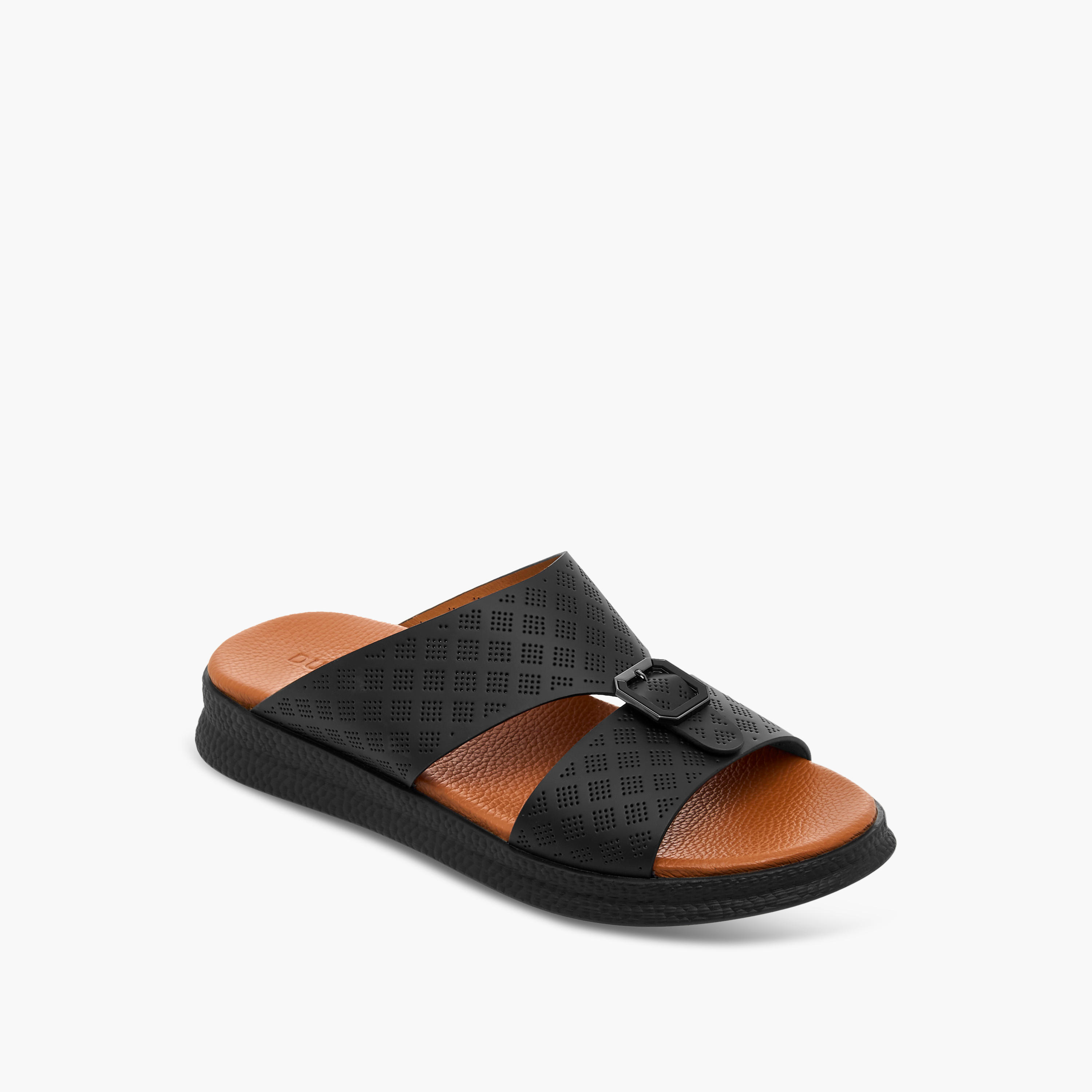 صندل عربي بأحزمة مثقّبة للرجال من دوتشيني-men-shoes-sandals-image-2