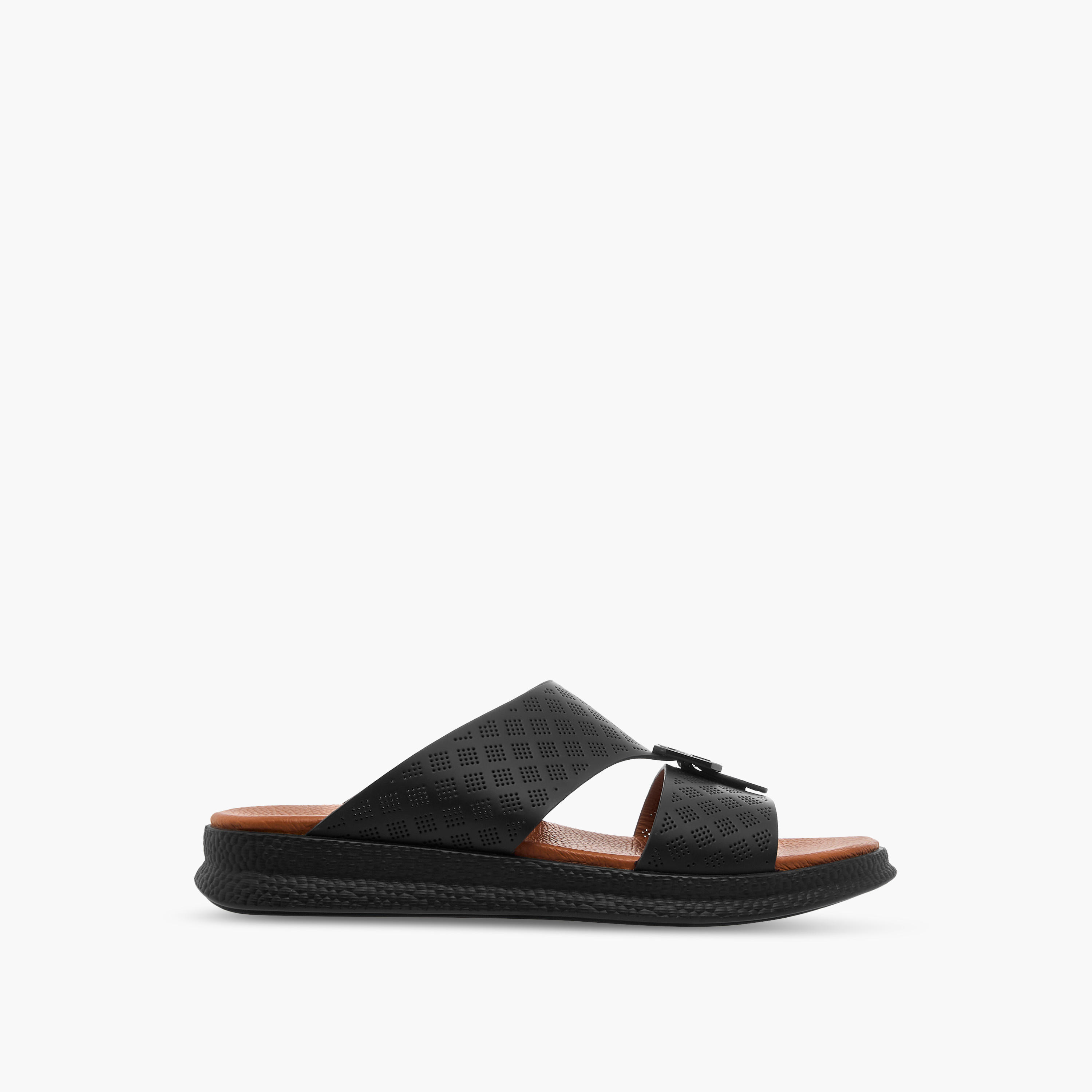 صندل عربي بأحزمة مثقّبة للرجال من دوتشيني-men-shoes-sandals-image-3