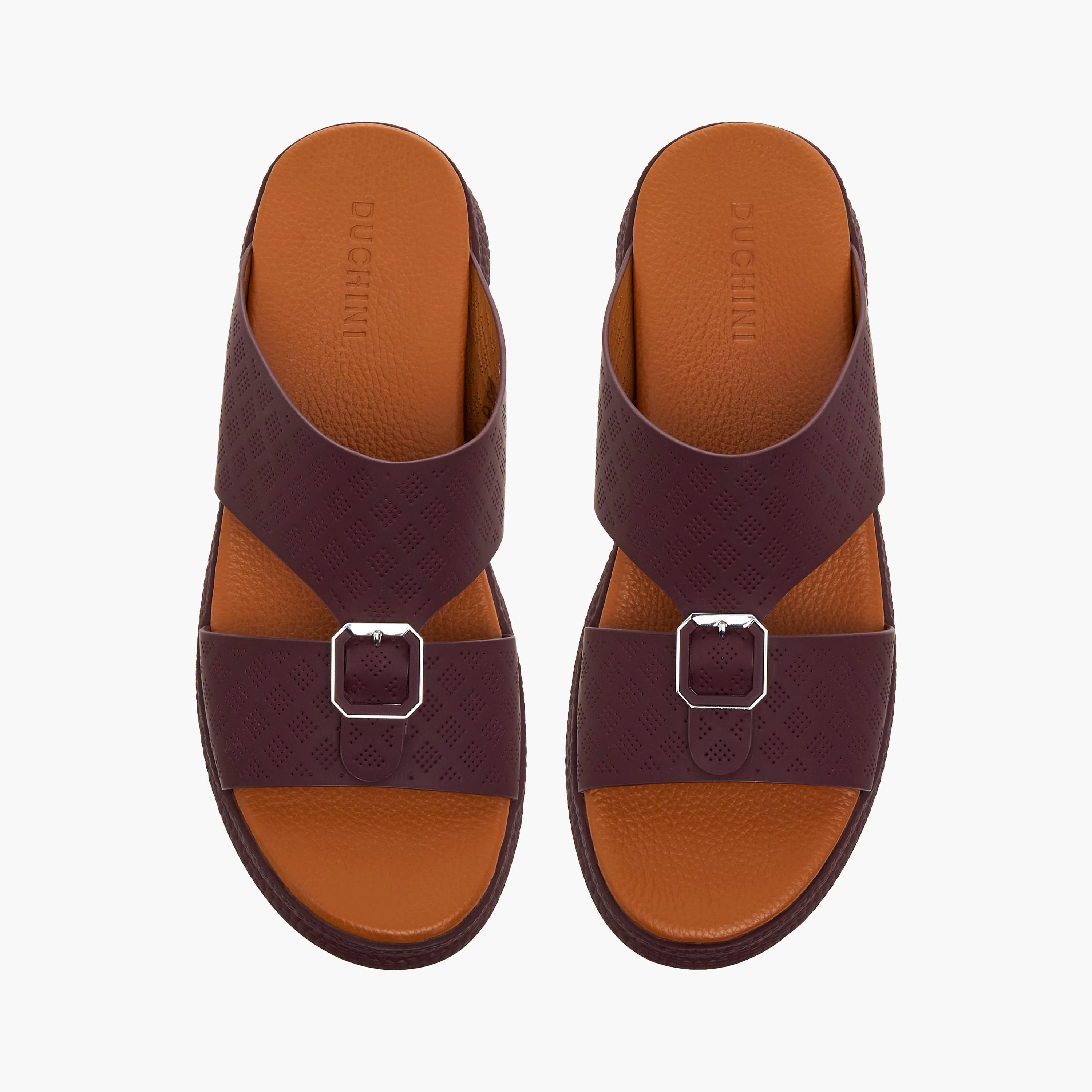 صندل عربي بأحزمة مثقّبة للرجال من دوتشيني-men-shoes-sandals-image-1