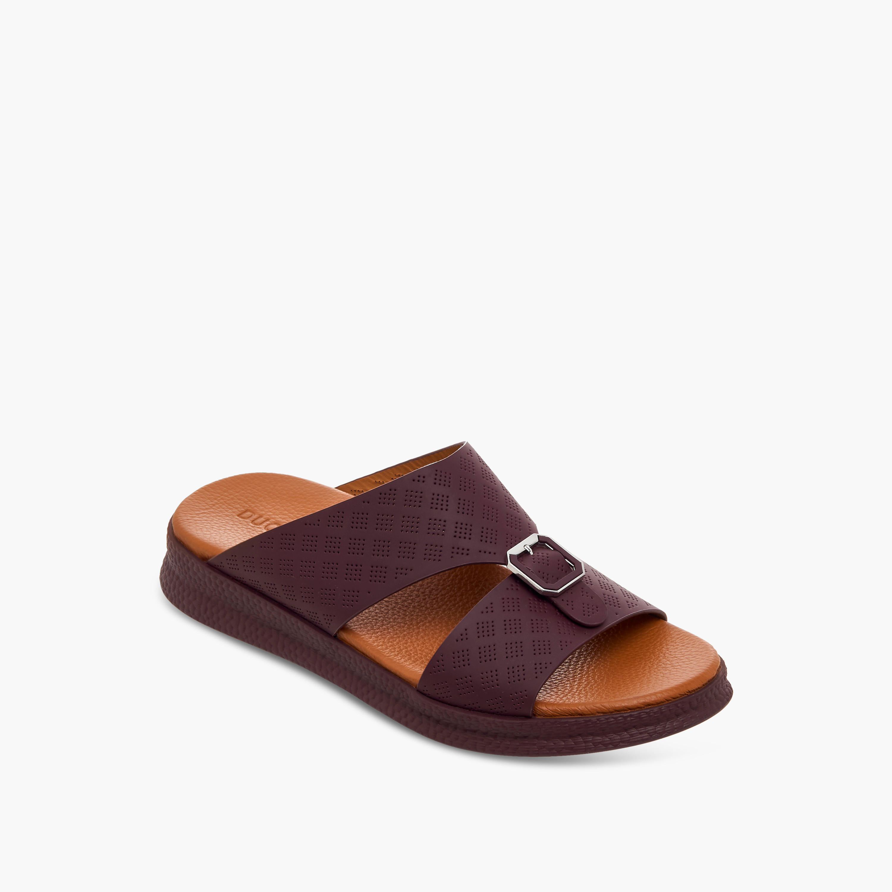 صندل عربي بأحزمة مثقّبة للرجال من دوتشيني-men-shoes-sandals-image-2