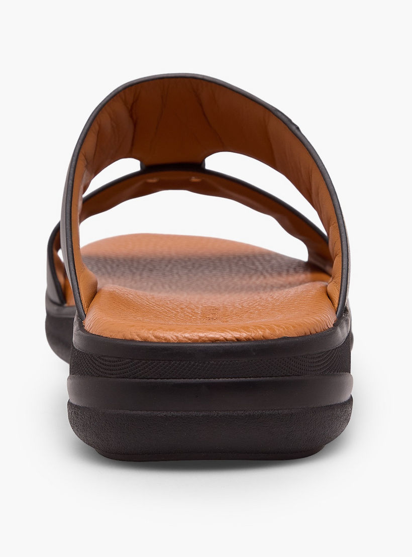 Duchini Men Solid Leather Arabic Sandals-men-shoes-sandals-image-5
