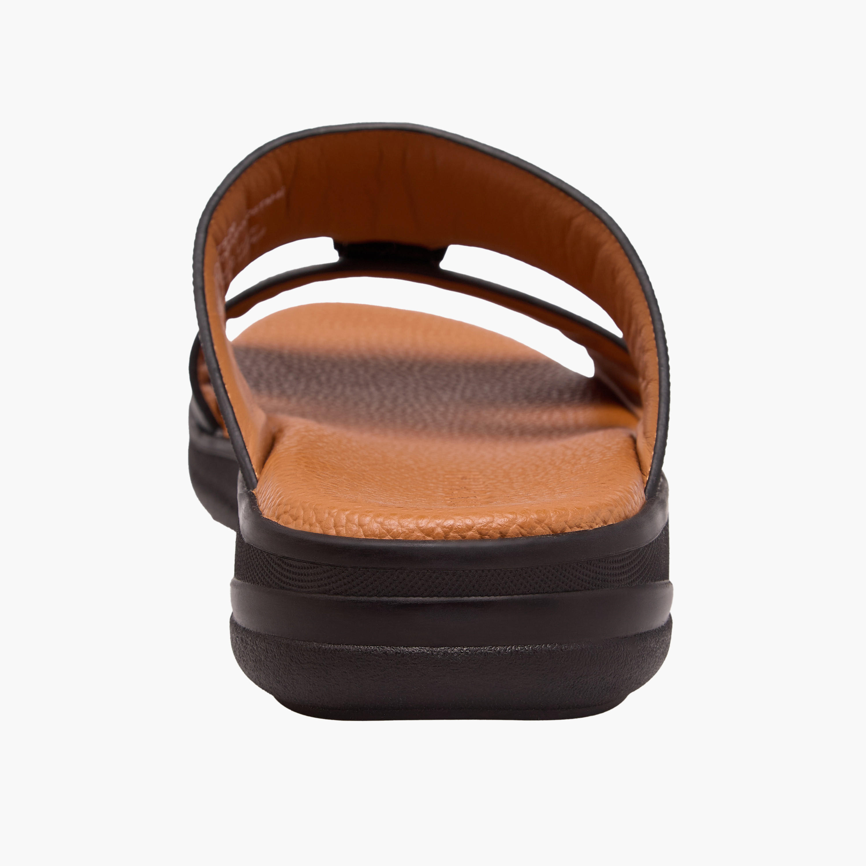 Duchini Men Textured Leather Arabic Sandals-men-shoes-sandals-image-5