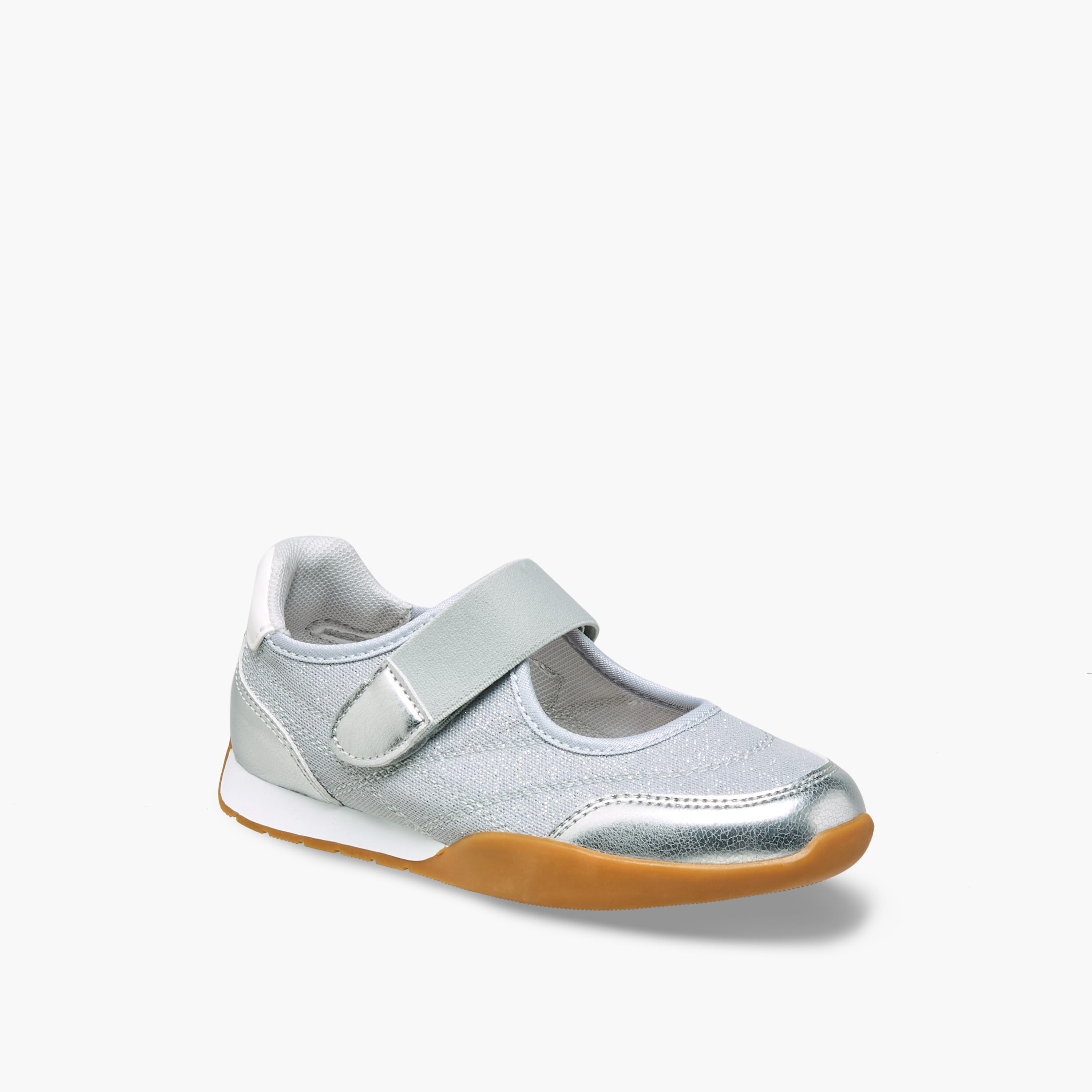 حذاء سنيكرز بشريط إغلاق لاصق للبنات من ليتل ميسي-girls-shoes-sneakers-image-2