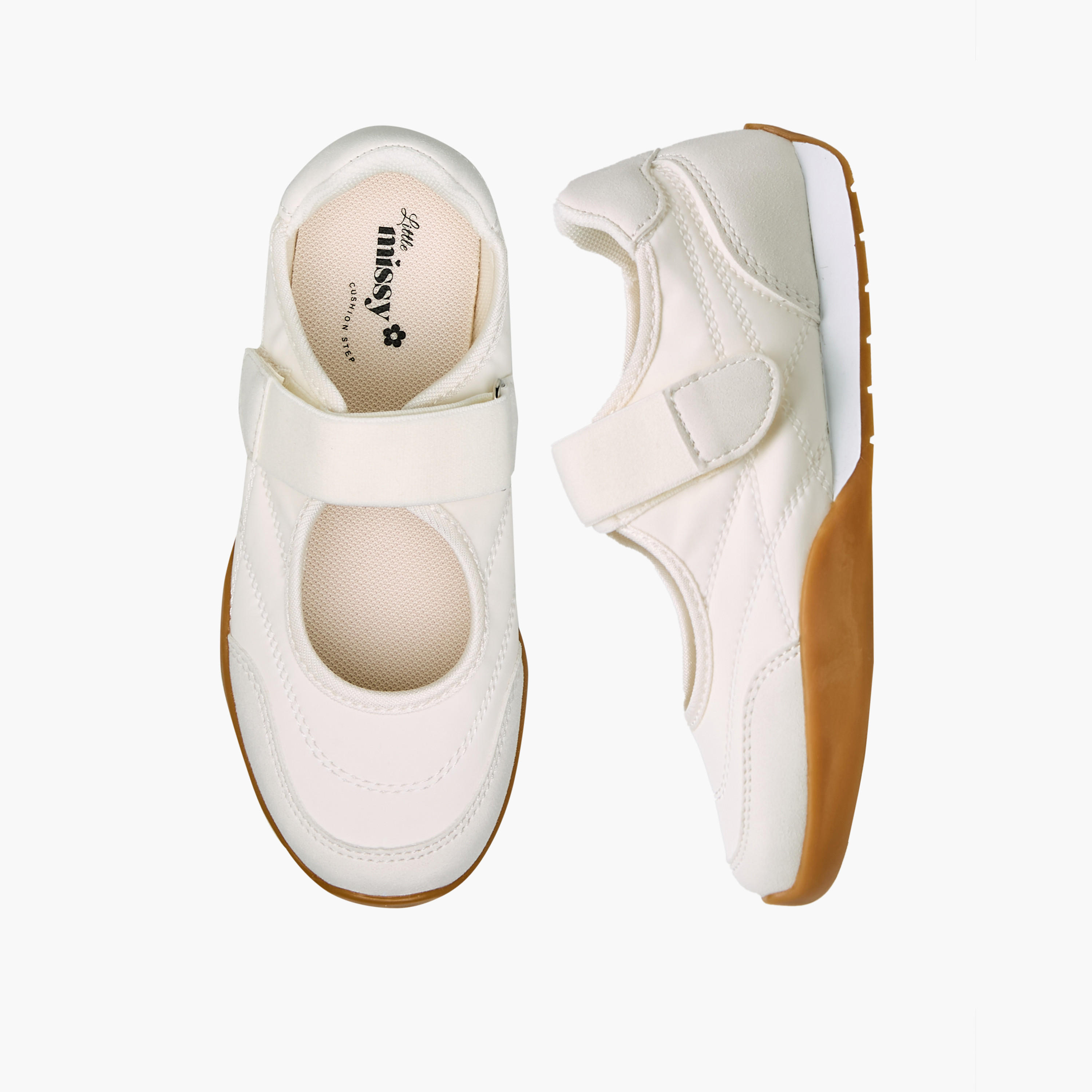 Little Missy Girls Hook & Loop Sneakers-girls-shoes-sneakers-image-1