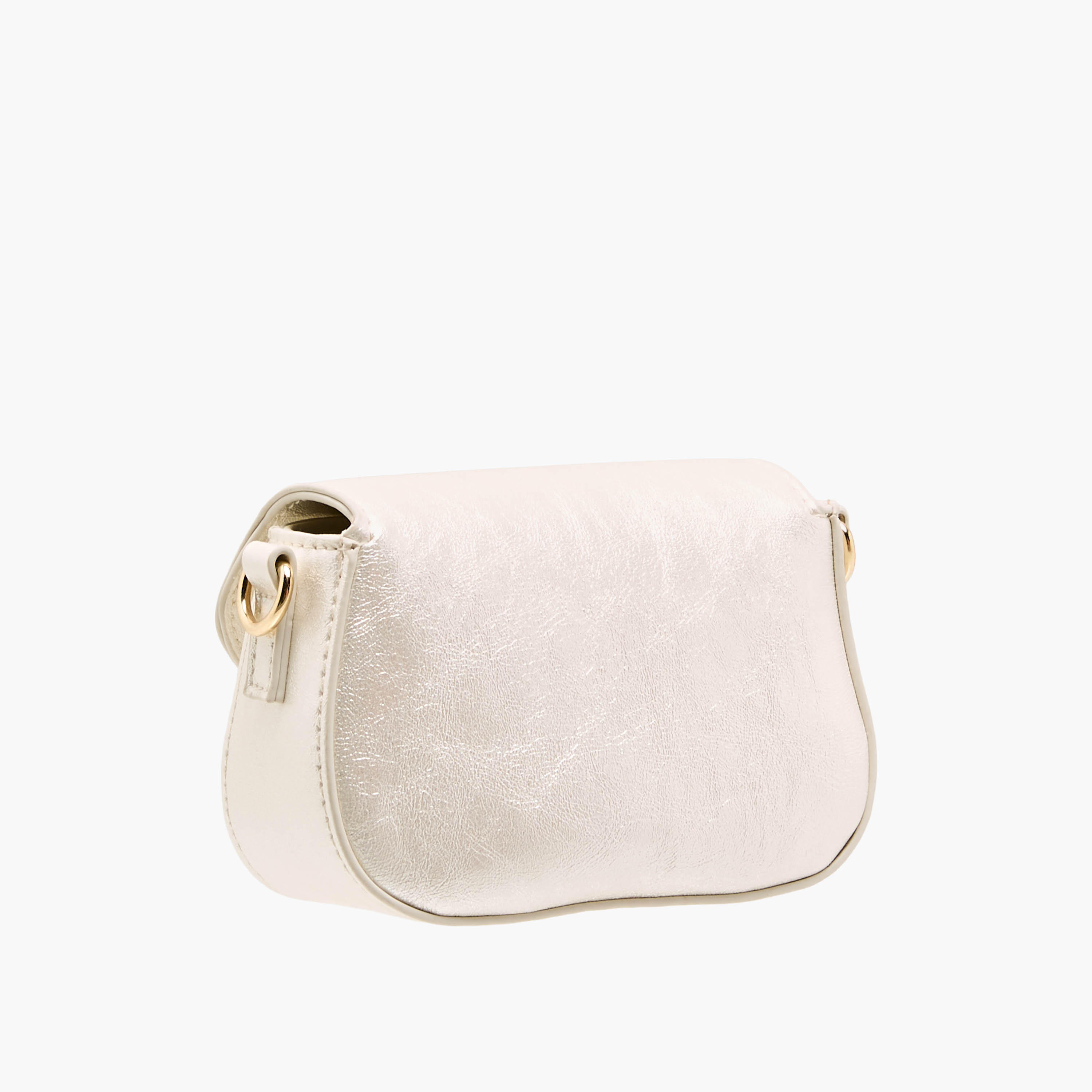 شنطة كروس بودي بزينة فيونكة وحزام سلسلة من فلورا بيلا-girls-accessories-bags-image-4