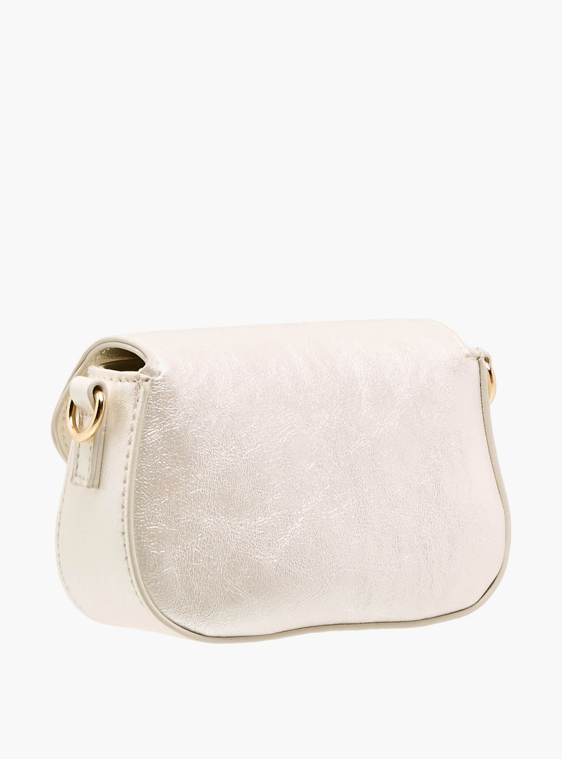 شنطة كروس بودي بزينة فيونكة وحزام سلسلة من فلورا بيلا-girls-accessories-bags-image-4