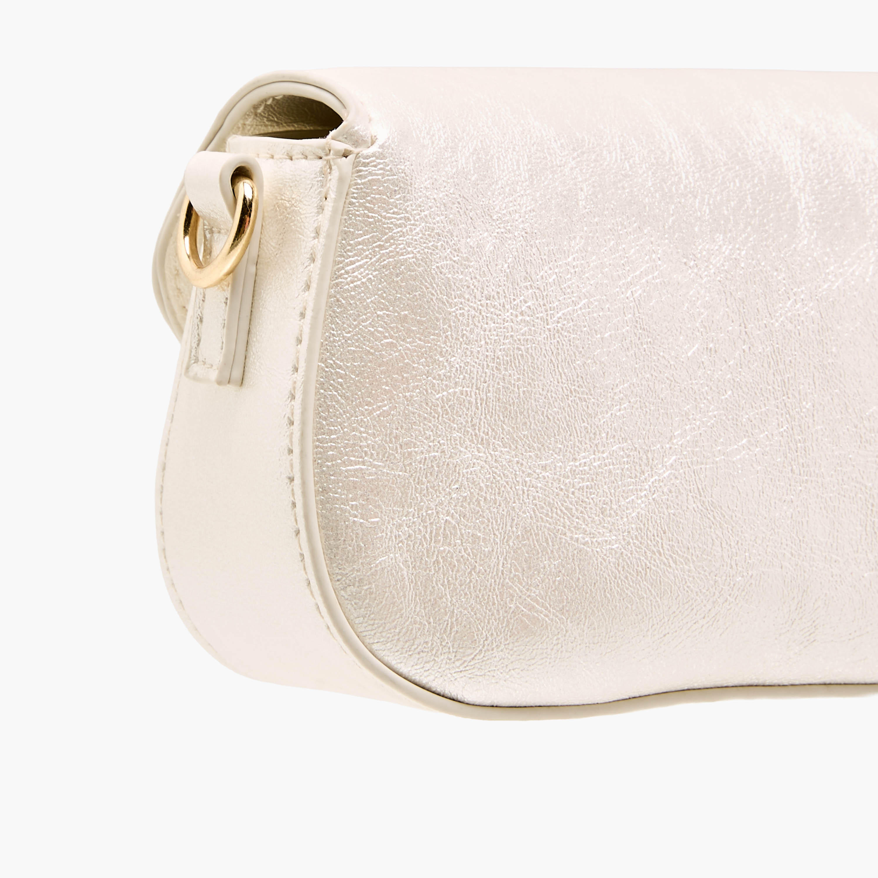شنطة كروس بودي بزينة فيونكة وحزام سلسلة من فلورا بيلا-girls-accessories-bags-image-6
