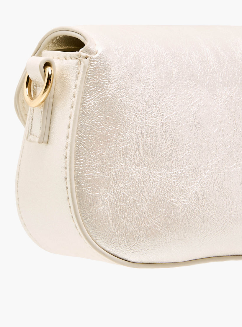 شنطة كروس بودي بزينة فيونكة وحزام سلسلة من فلورا بيلا-girls-accessories-bags-image-6