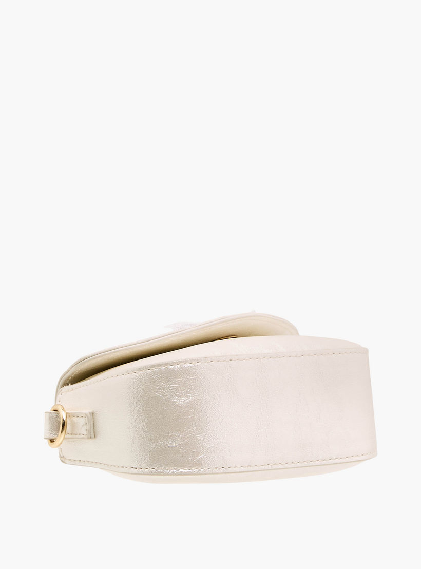 شنطة كروس بودي بزينة فيونكة وحزام سلسلة من فلورا بيلا-girls-accessories-bags-image-7