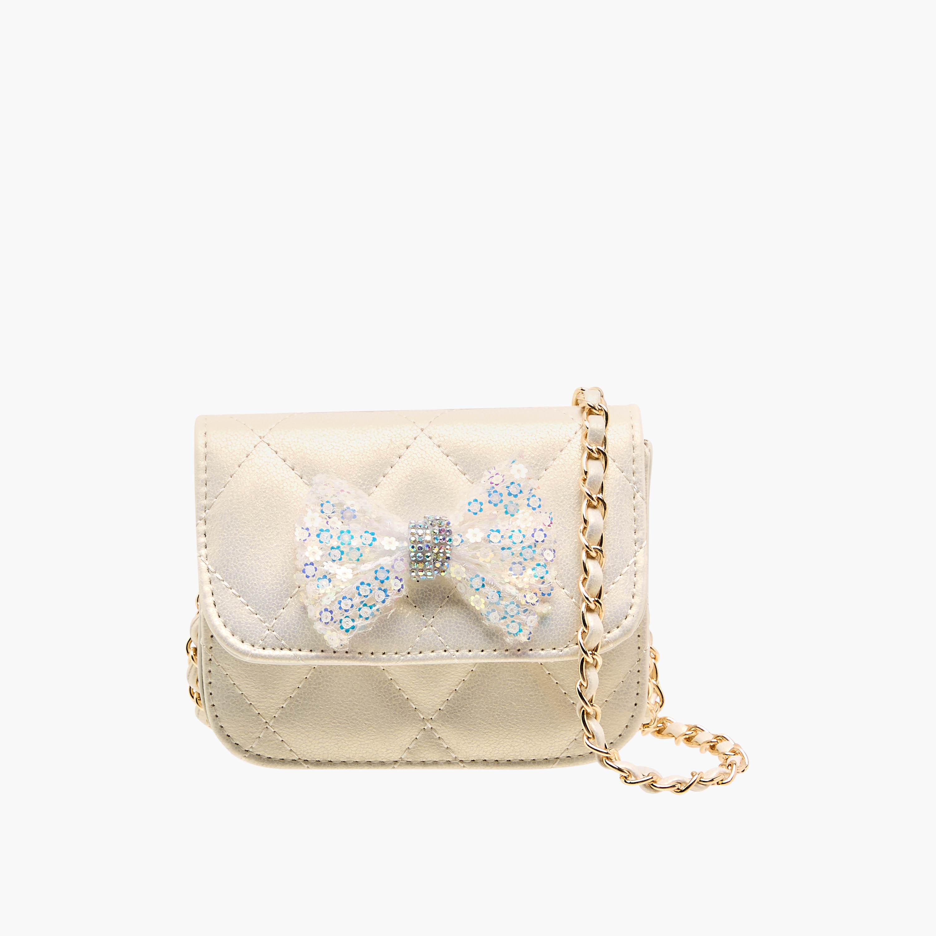 شنطة كروس بودي بحزام سلسلة من فلورا بيلا-girls-accessories-bags-image-1