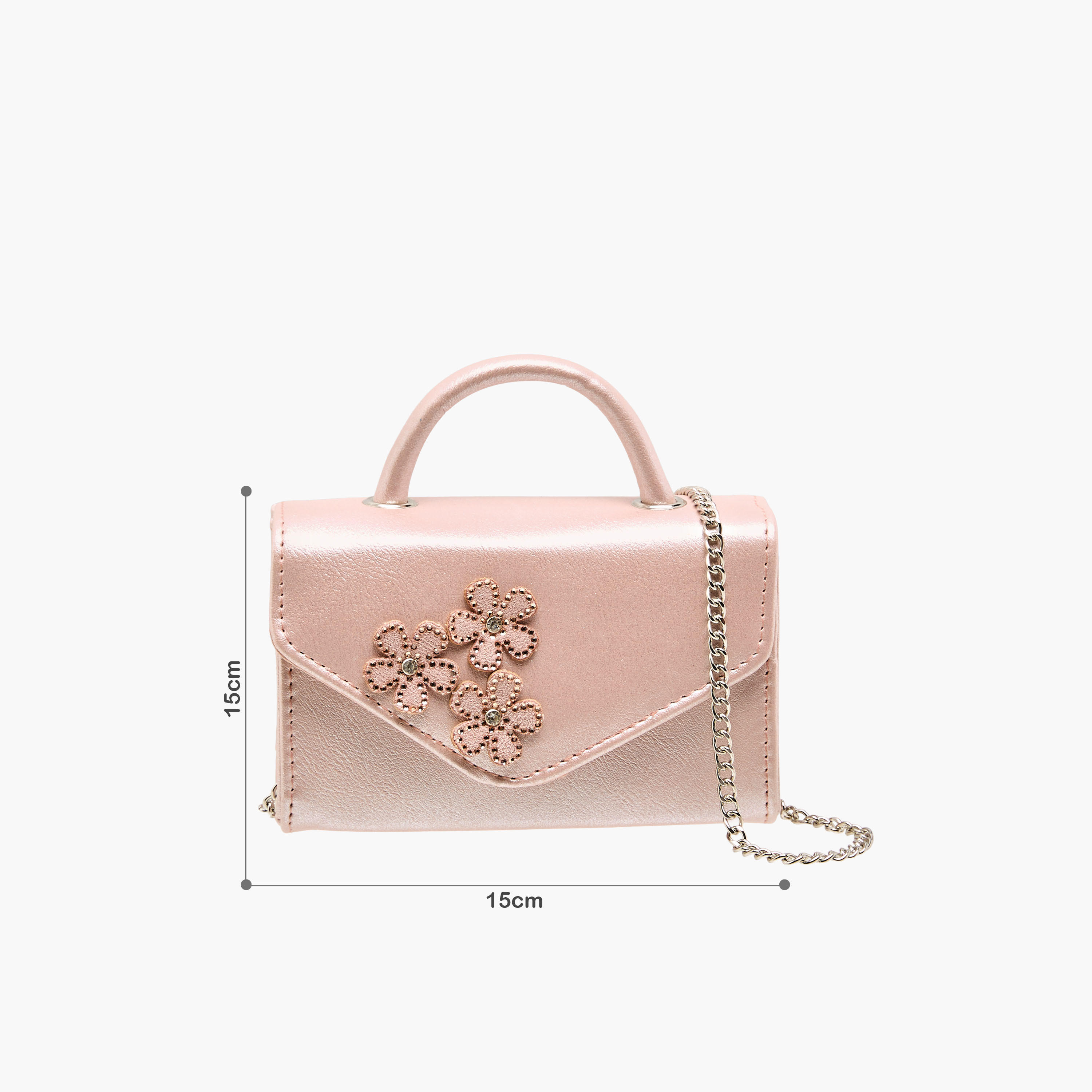 Flora Bella Crossbody Bag with Chain Strap-girls-accessories-bags-image-2