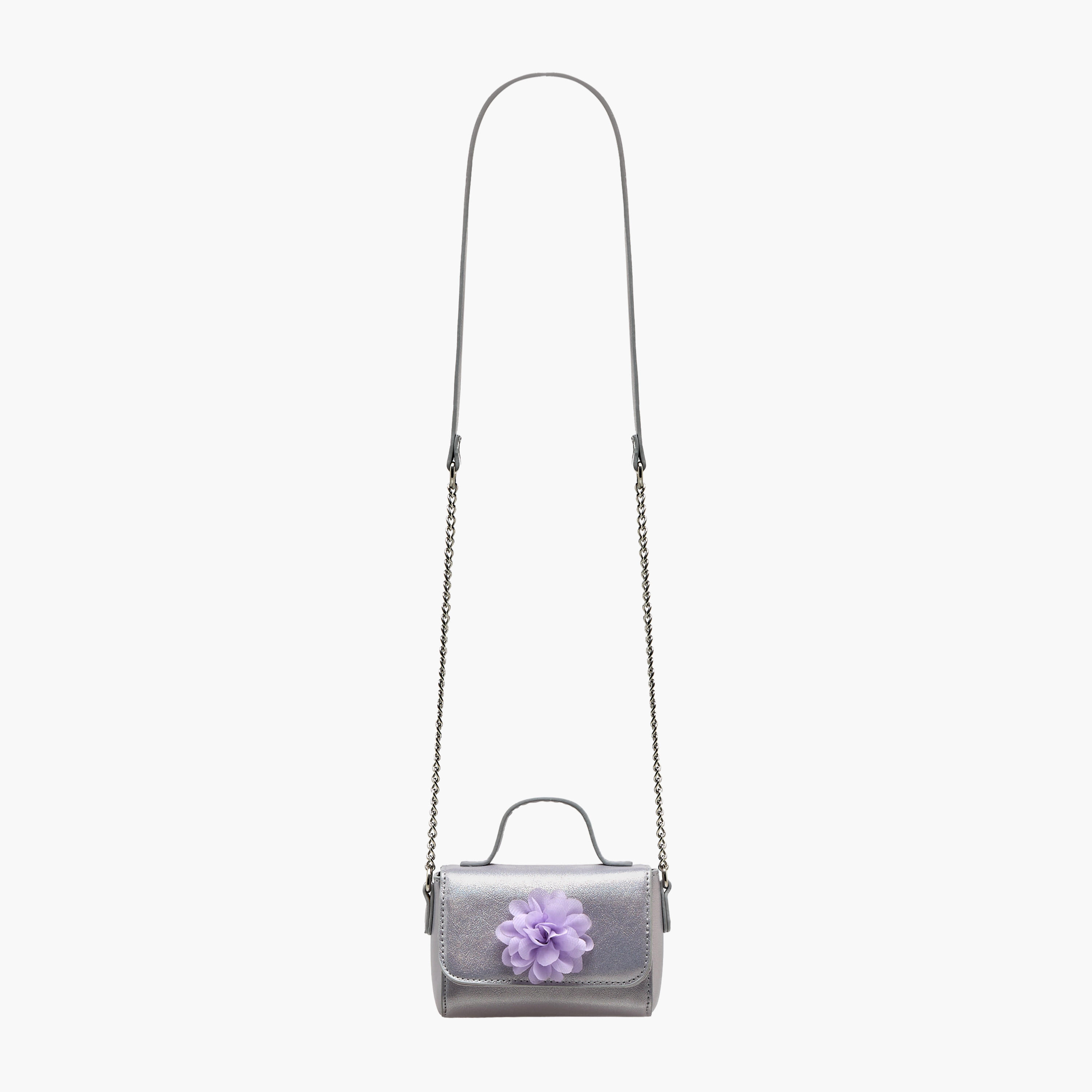 Flora Bella Floral Accent Crossbody Bag with Chain Strap-girls-accessories-bags-image-3