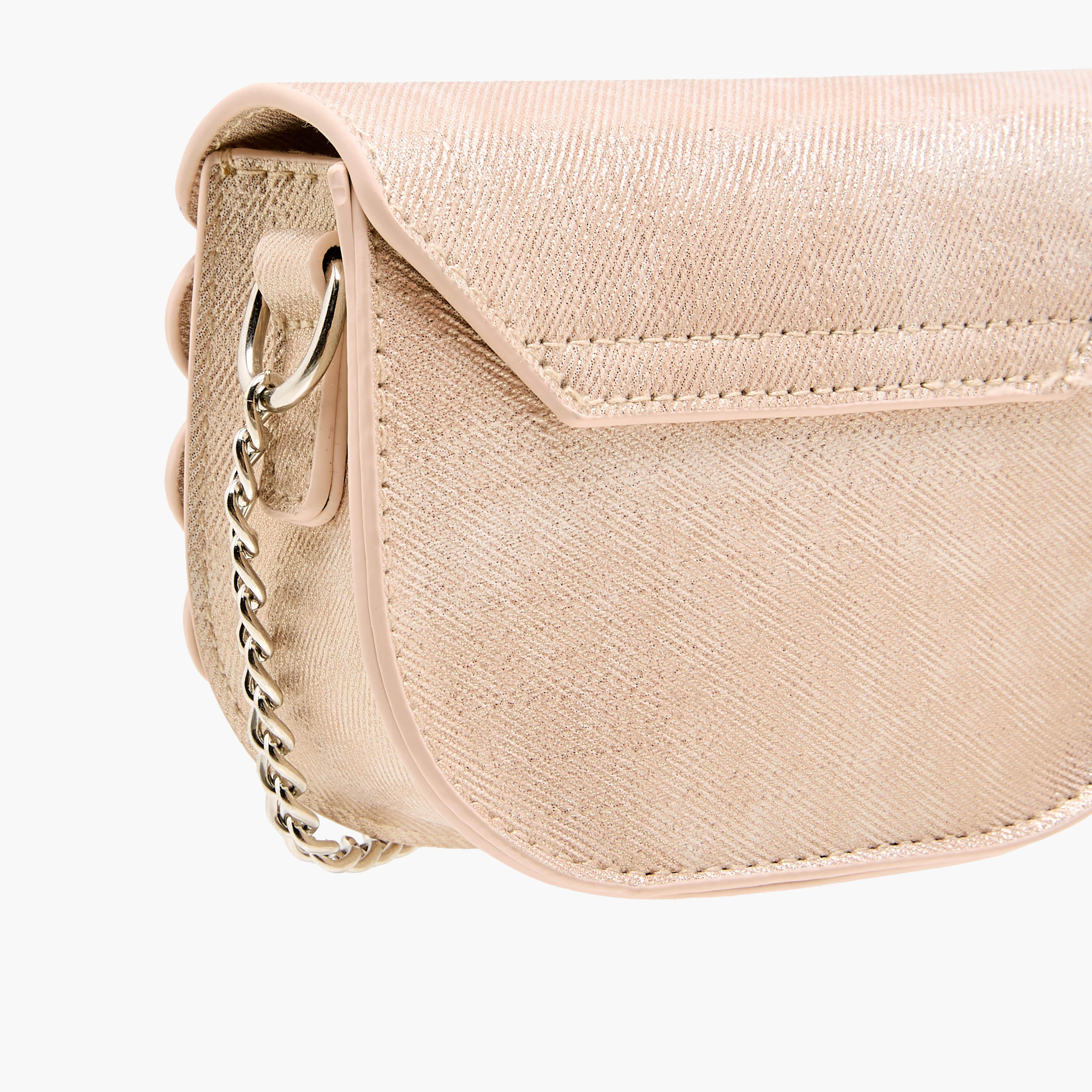 شنطة كروس بودي بحواف مموجة وحزام سلسلة من فلورا بيلا-girls-accessories-bags-image-6