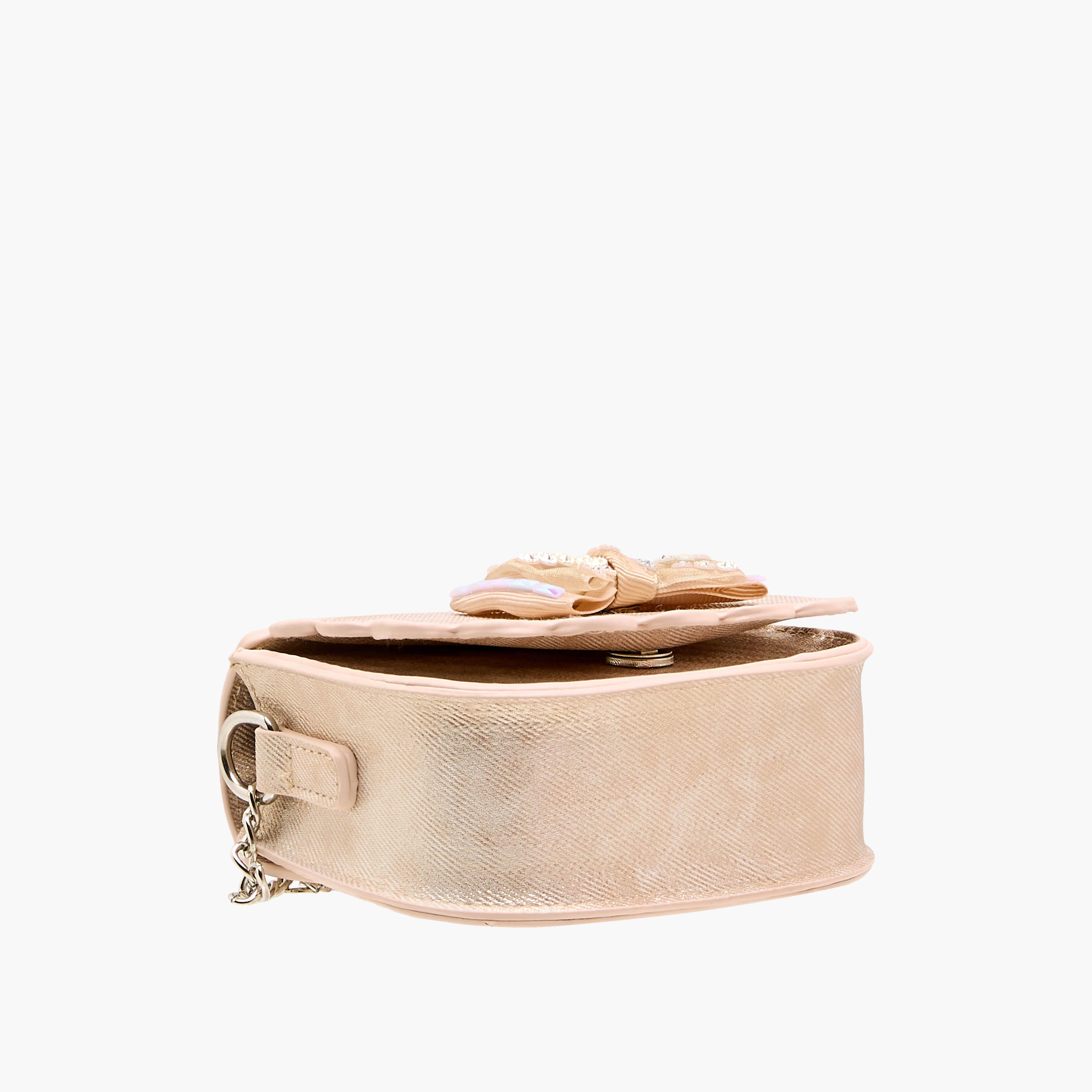 شنطة كروس بودي بحواف مموجة وحزام سلسلة من فلورا بيلا-girls-accessories-bags-image-7