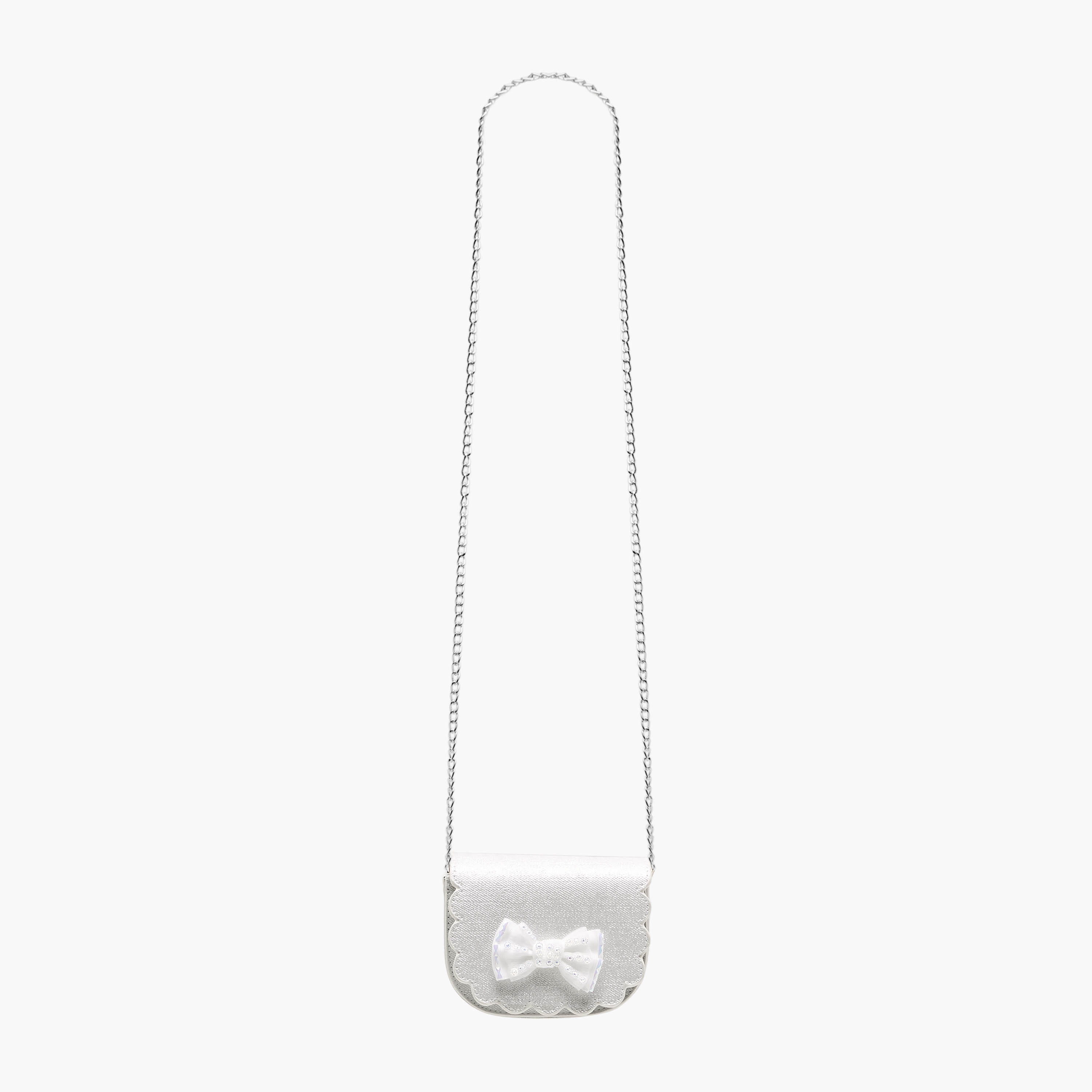 شنطة كروس بودي بحواف مموجة وحزام سلسلة من فلورا بيلا-girls-accessories-bags-image-3