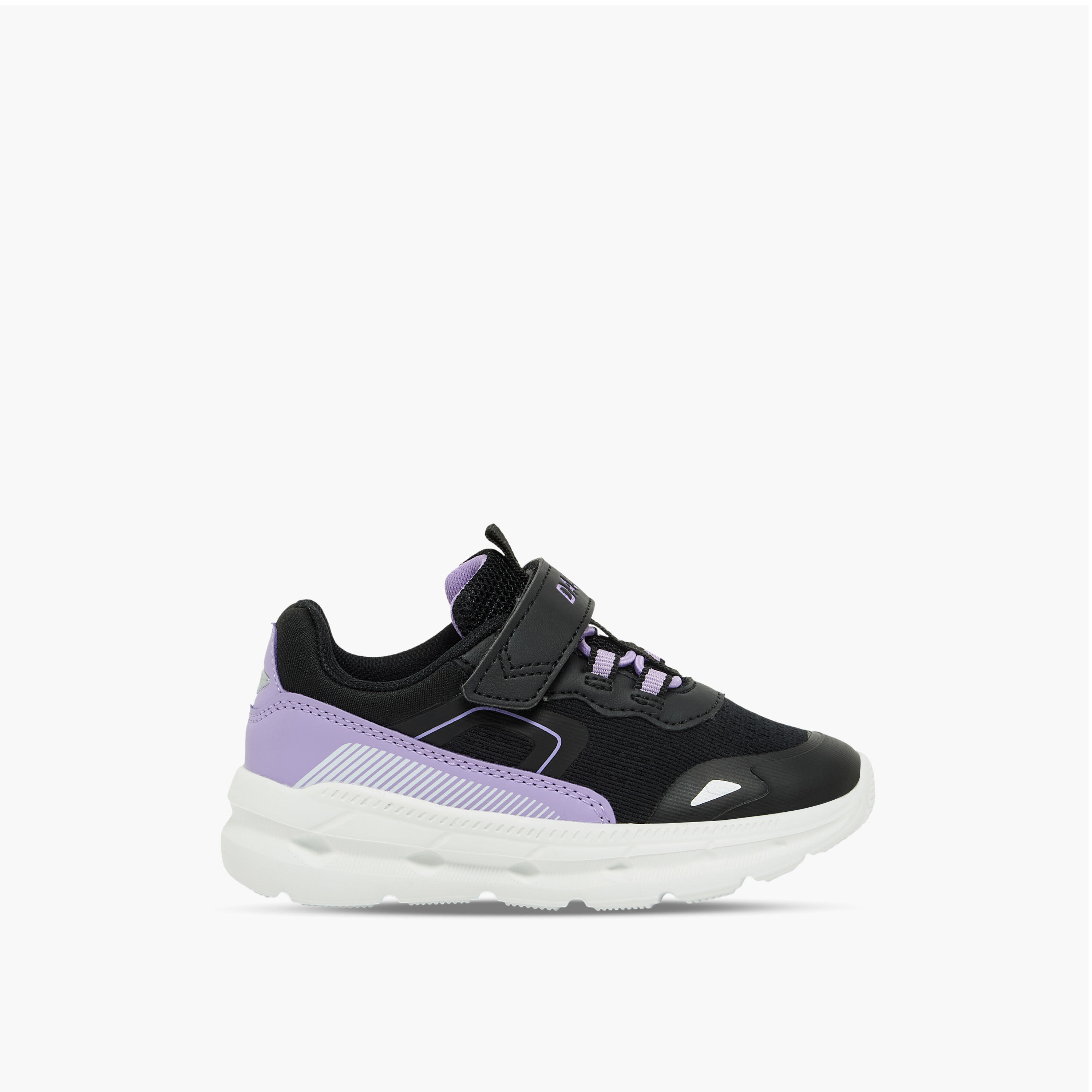 Dash Girls Colourblock Hook & Loop Sports Shoes-girls-shoes-sneakers-image-3