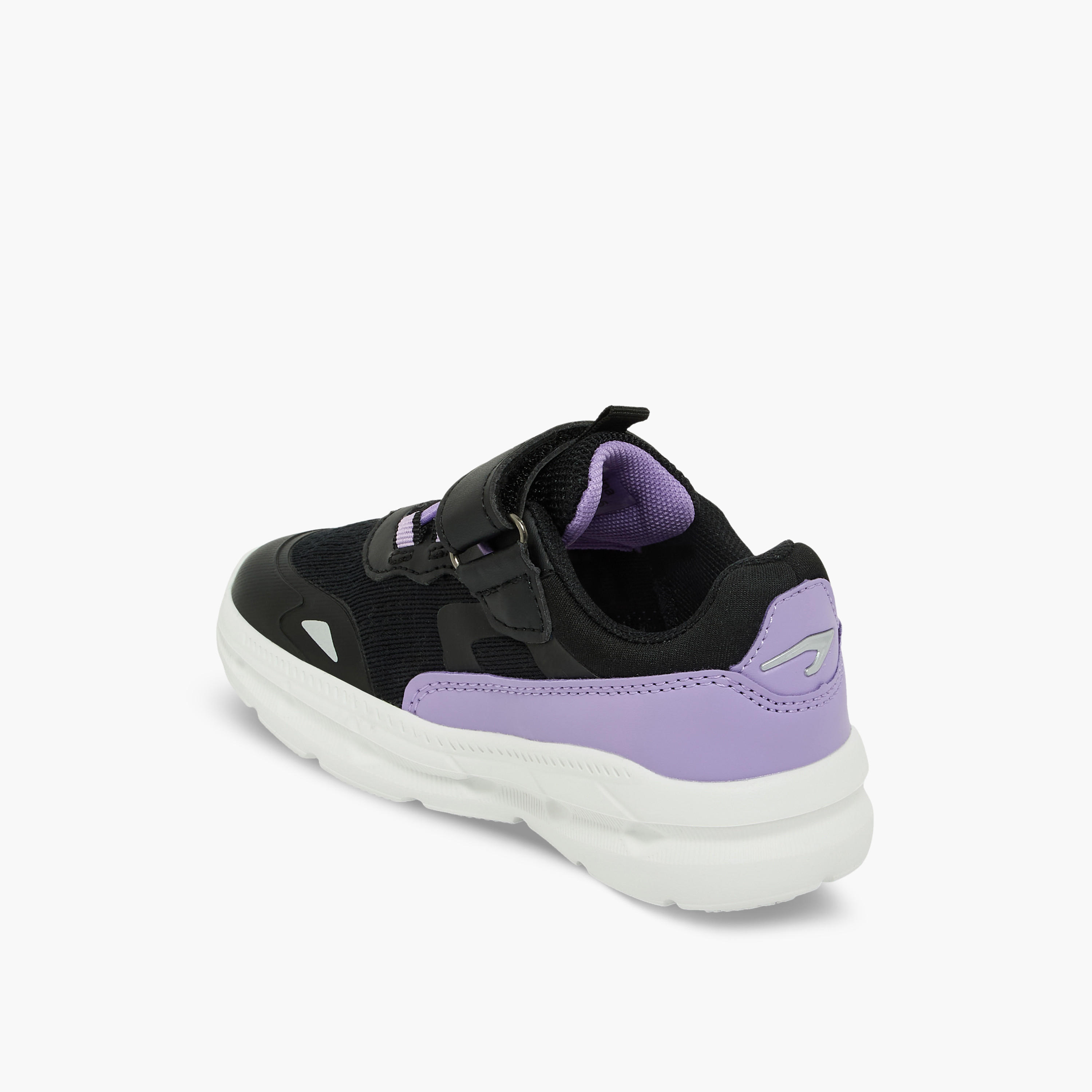 Dash Girls Colourblock Hook & Loop Sports Shoes-girls-shoes-sneakers-image-5