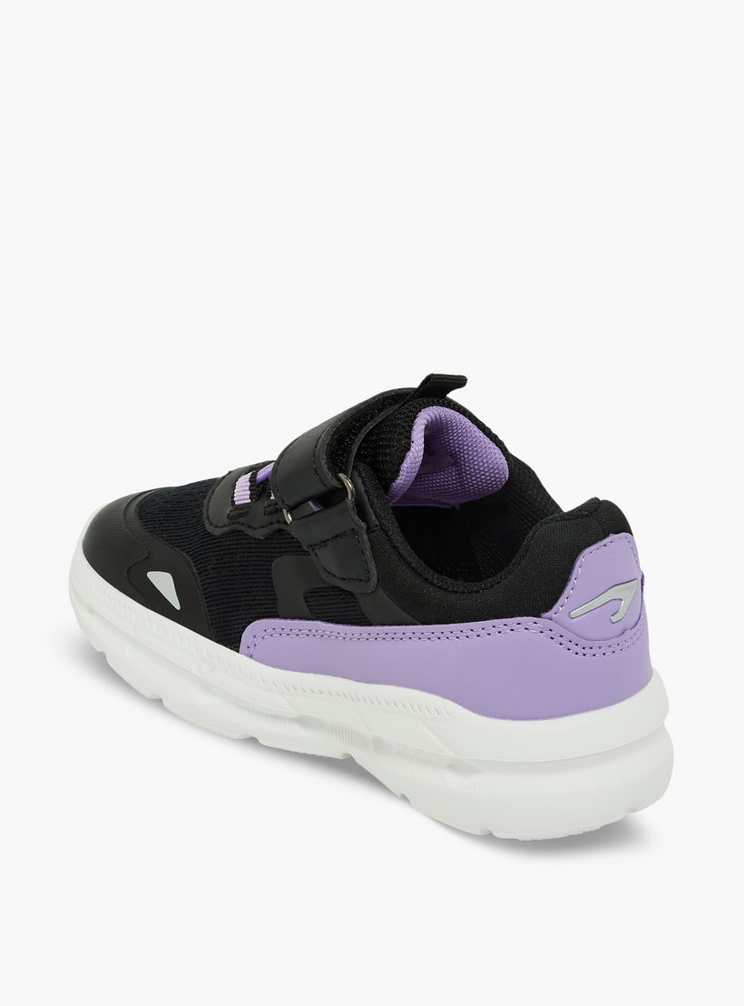 Dash Girls Colourblock Hook & Loop Sports Shoes-girls-shoes-sneakers-image-5