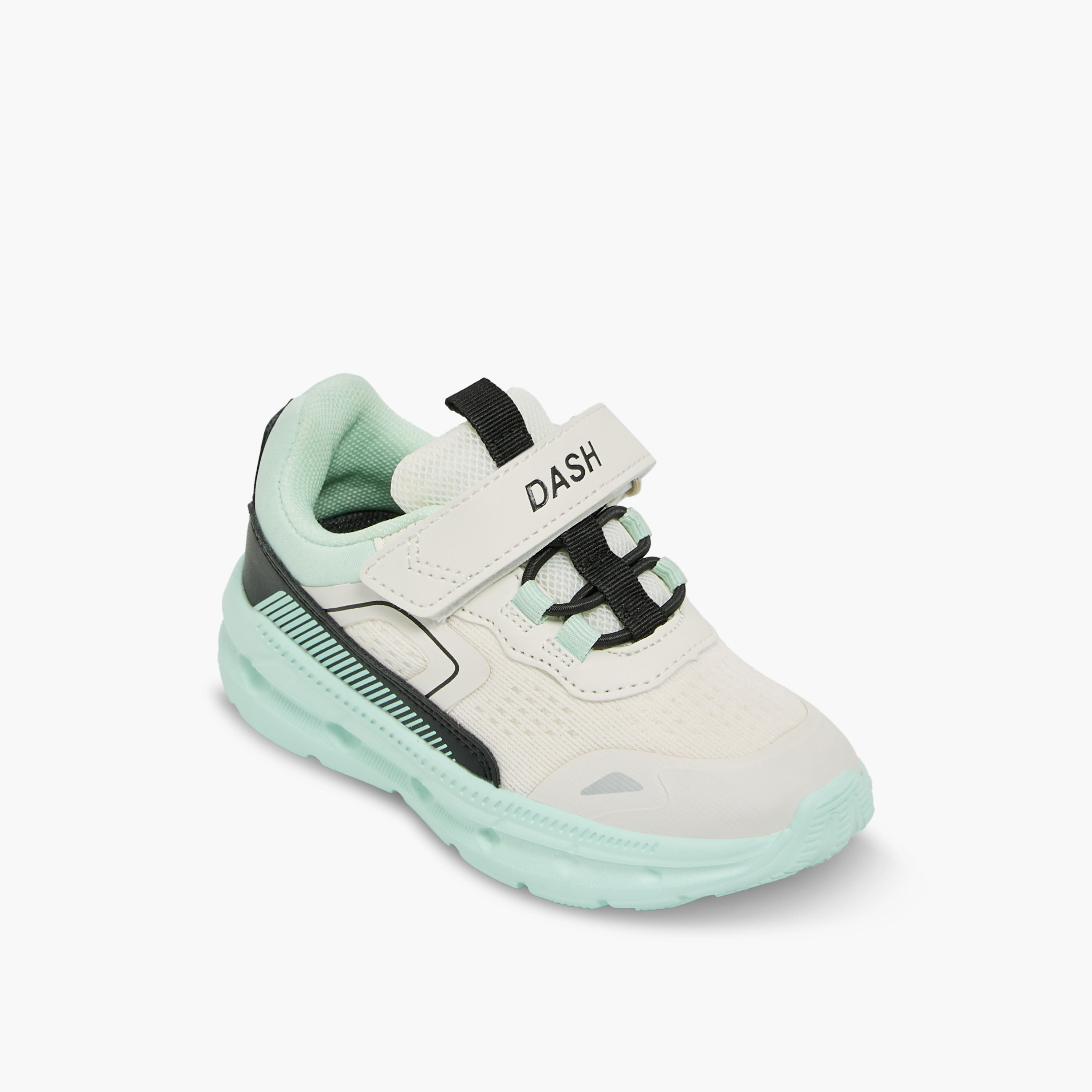 حذاء رياضي بشريط لاصق وقوالب ملونة للبنات من داش-girls-shoes-sneakers-image-2