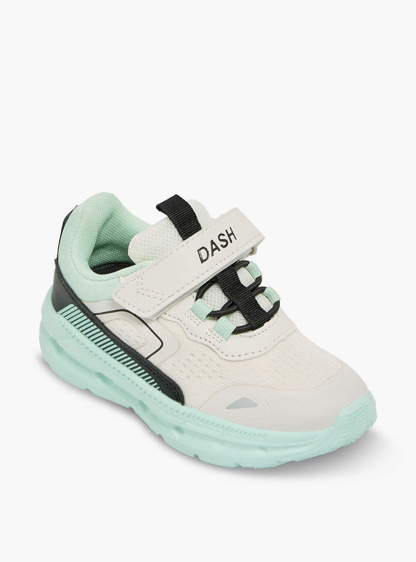 حذاء رياضي بشريط لاصق وقوالب ملونة للبنات من داش-girls-shoes-sneakers-image-2